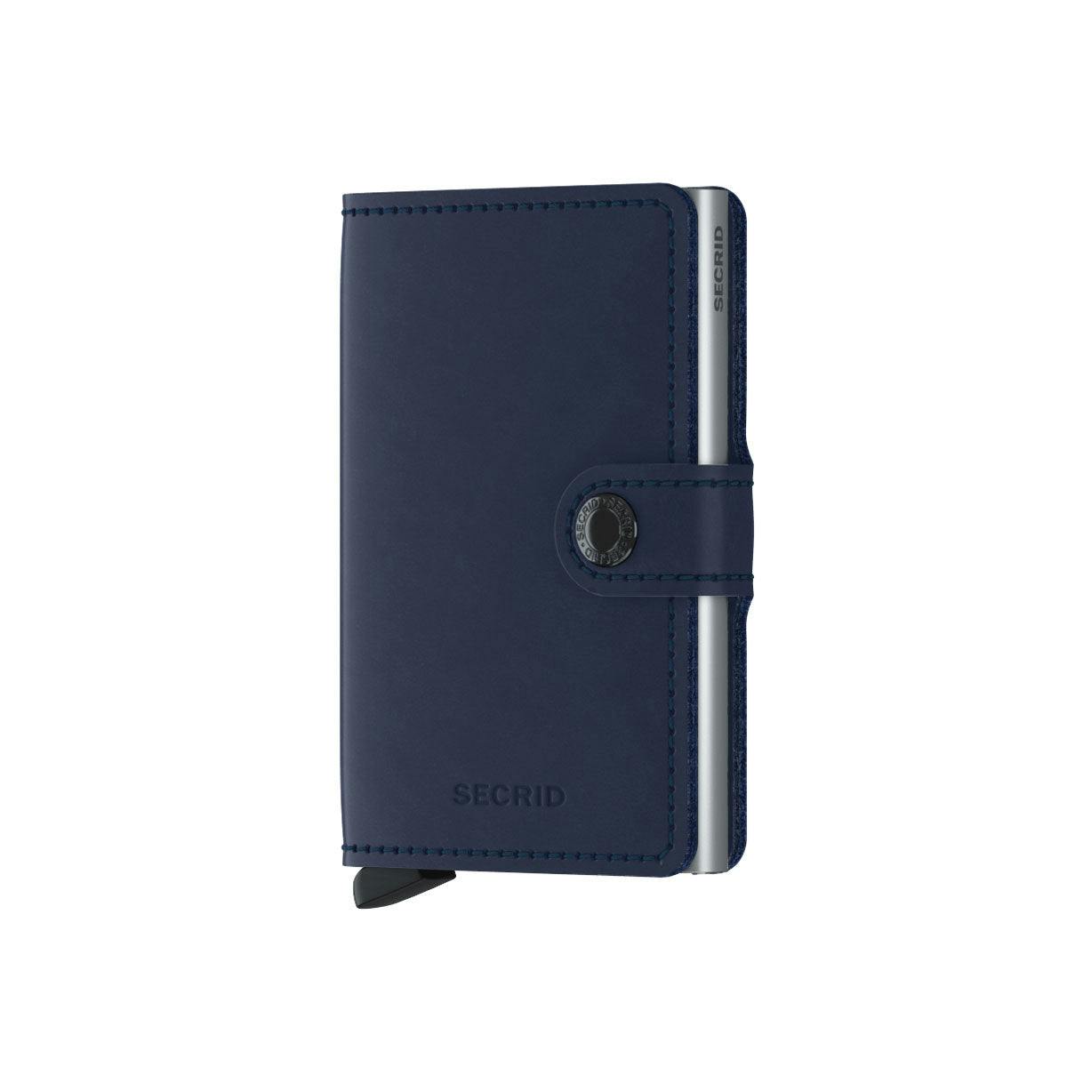 Secrid Mini Wallet Original Leather - Navy