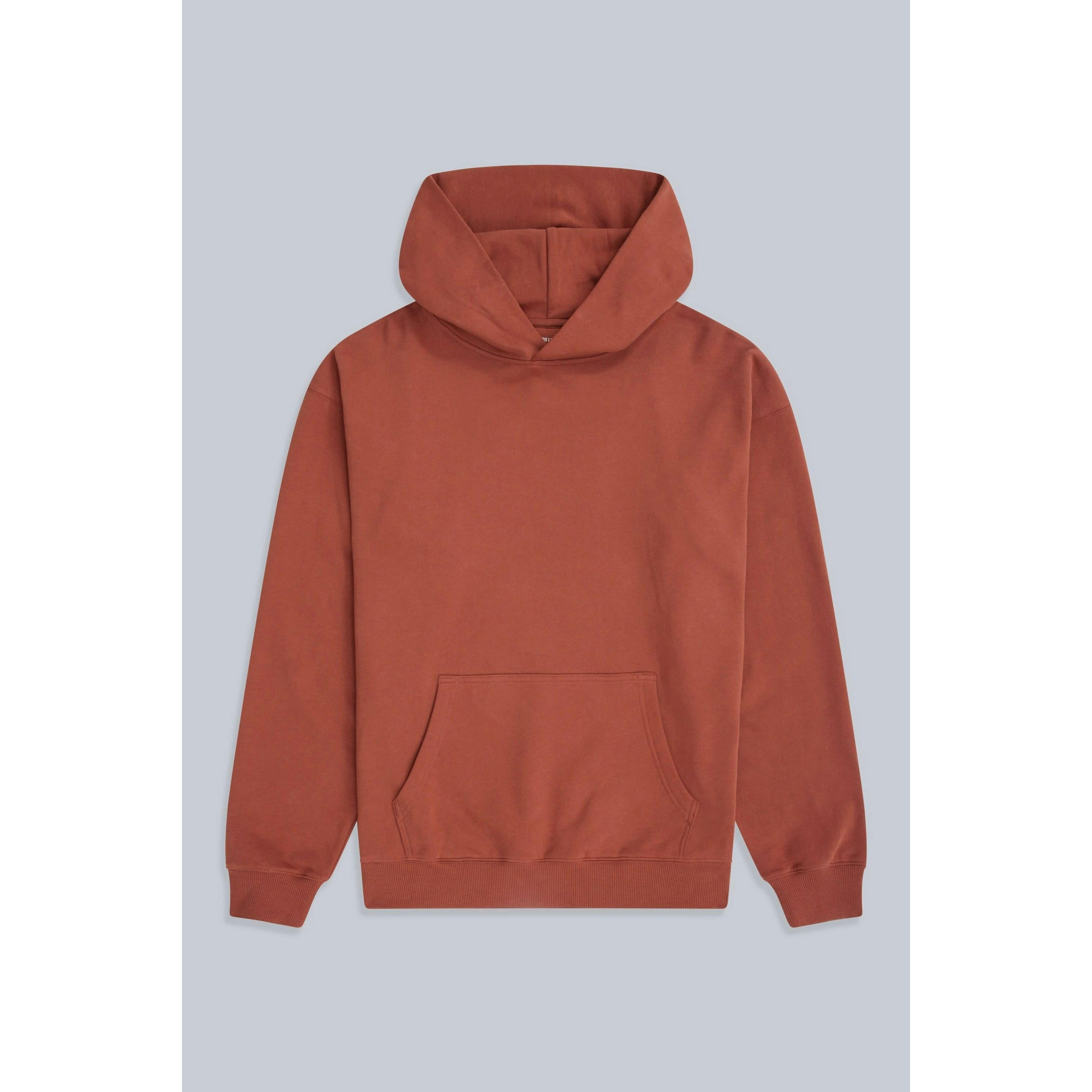 Animal Men's Icon Organic Drop Shoulder Hoodie - Rust - Rust - Xs - 100% Mixed