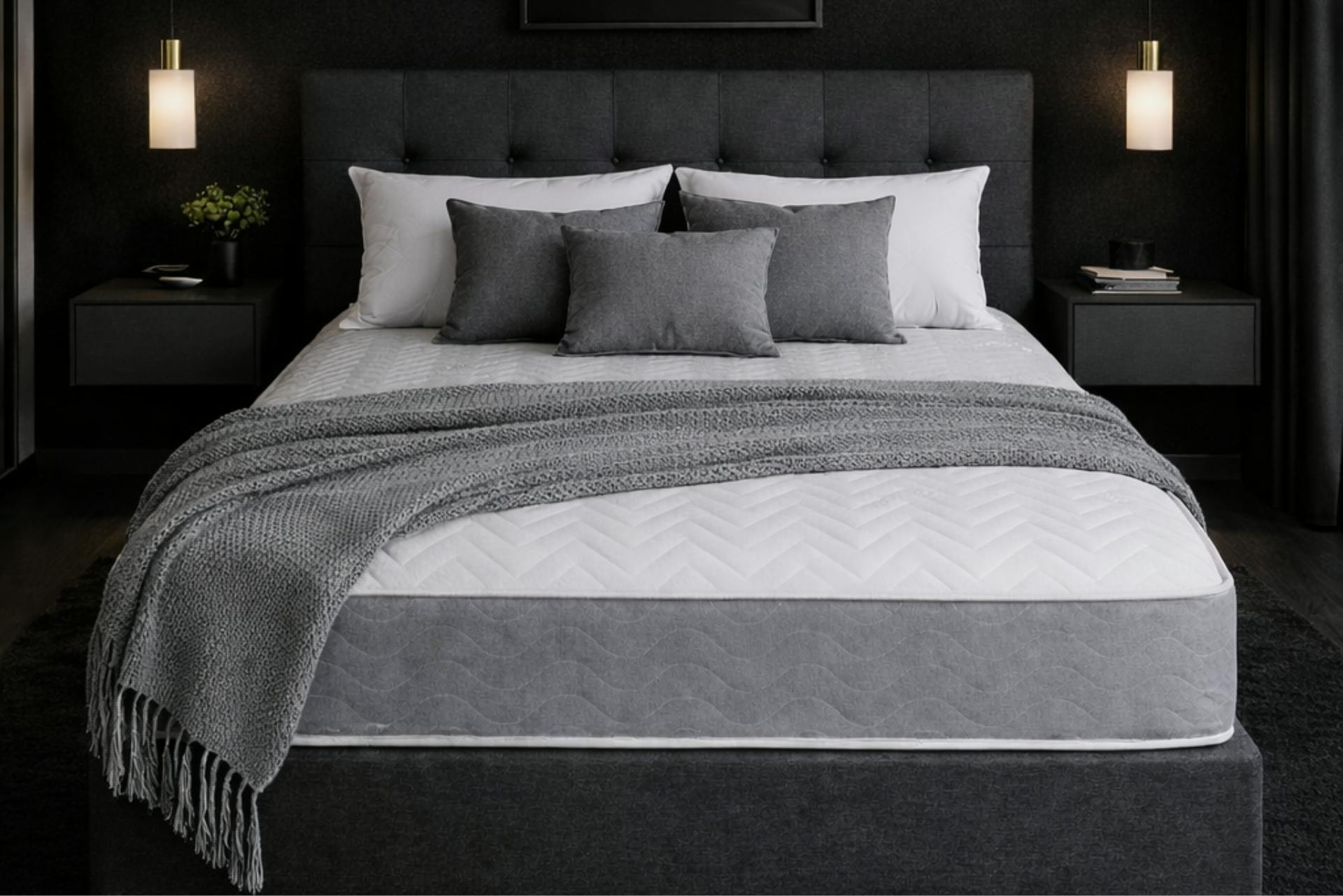 Nexus Mattress Supportive Memory Foam Open Coil Sprung Mattress - 10 Inch - Single