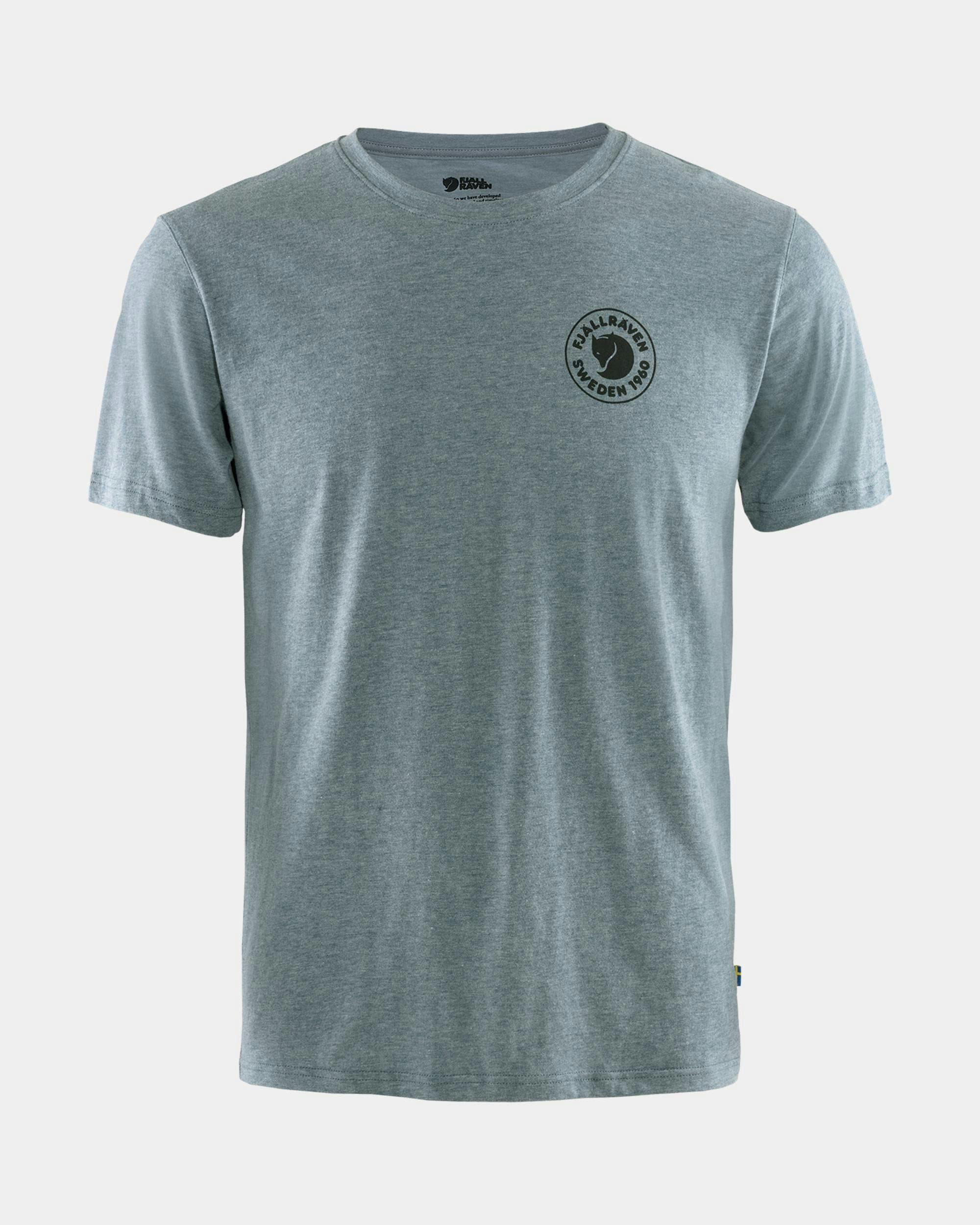 Fjallraven Men's Blue Fjällräven 1960 Logo T-Shirt - Uncle -Melange 520-999 - Uncle -Melange 520-999 - L
