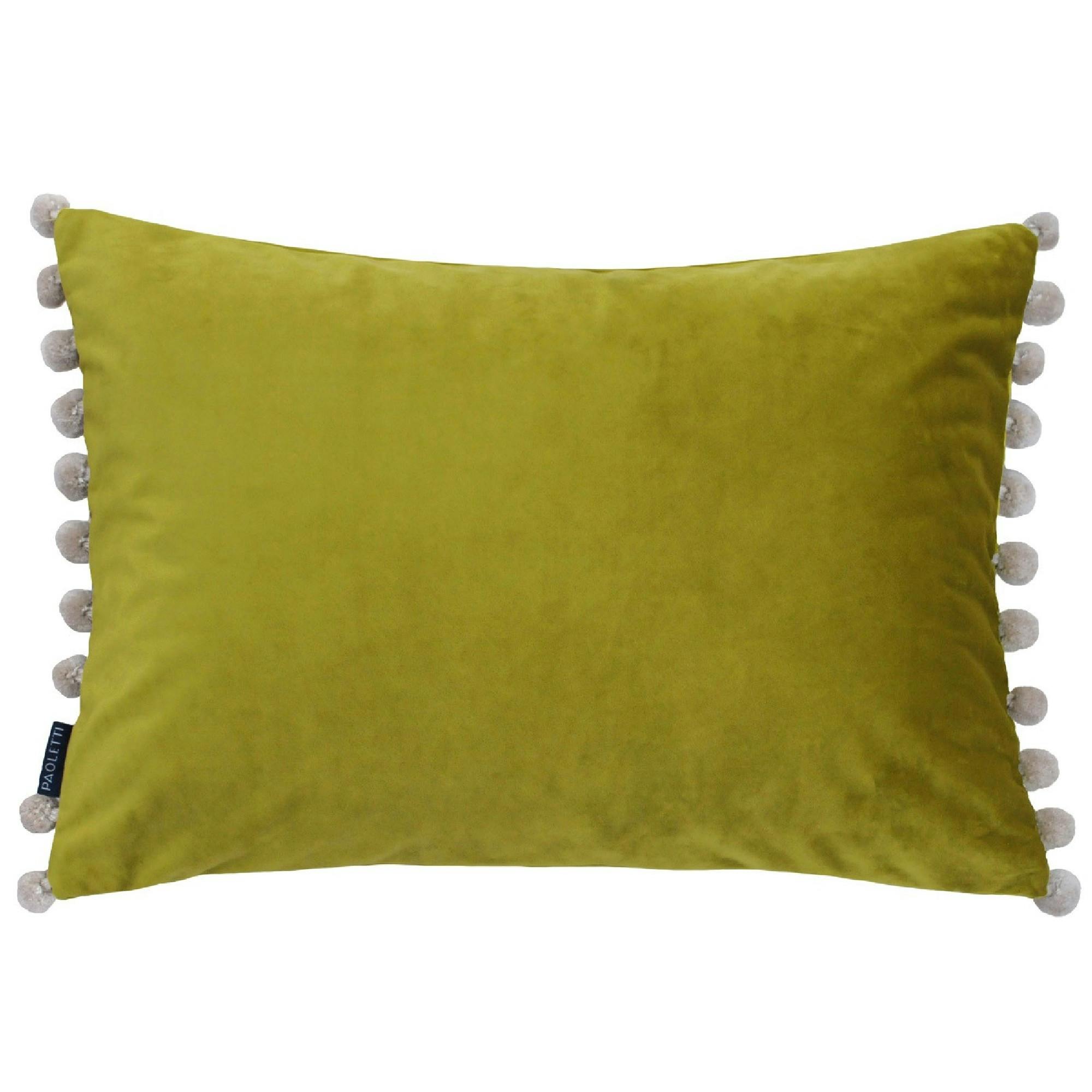 Paoletti Light Fiesta Rectangle Cushion Cover - Bamboo/Natural - 35 X 50Cm - Bamboo/Natural - 100% Polyester