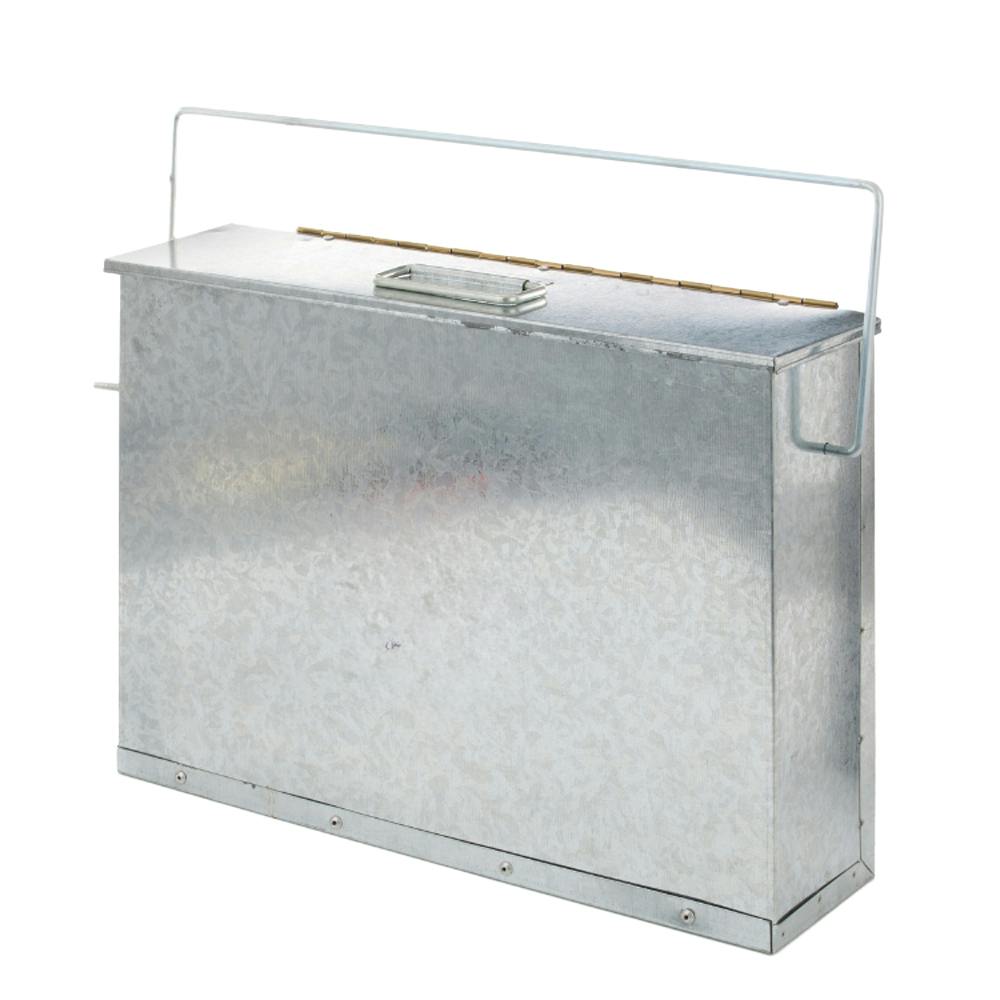 Leecroft Galvanised Ash Carrier - One Colour - One Colour - One Size