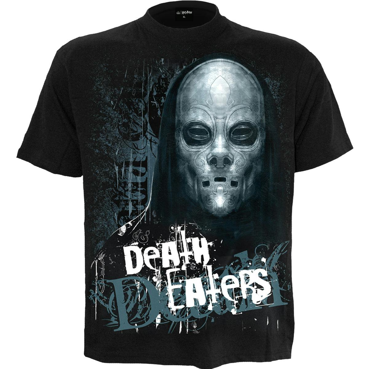 Spiral Direct Black Death Eaters - Front Print T-Shirt - Xl - Screen - Screen