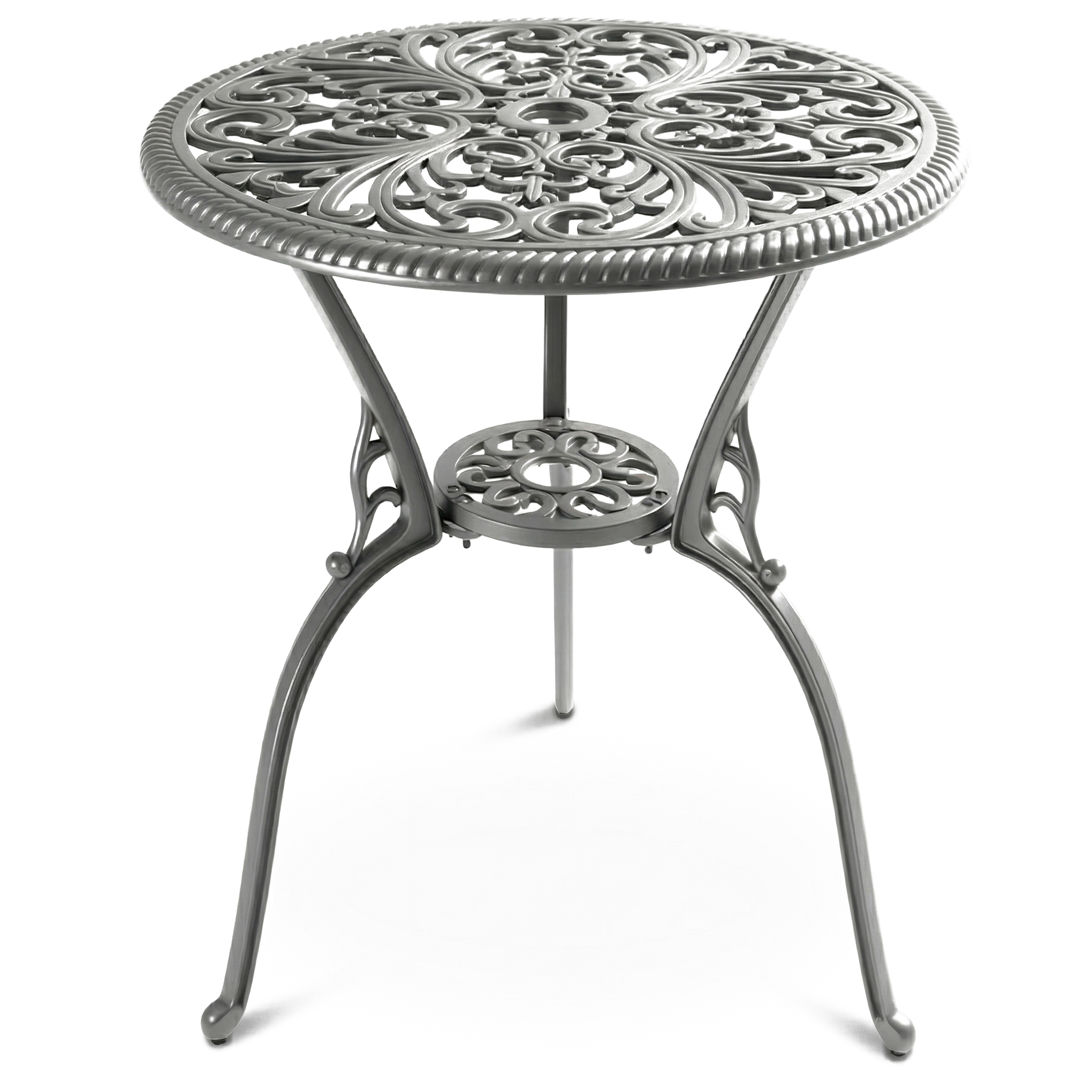 Centurion Supports Grey Bangui Garden And Patio Cast Aluminium Bistro Table