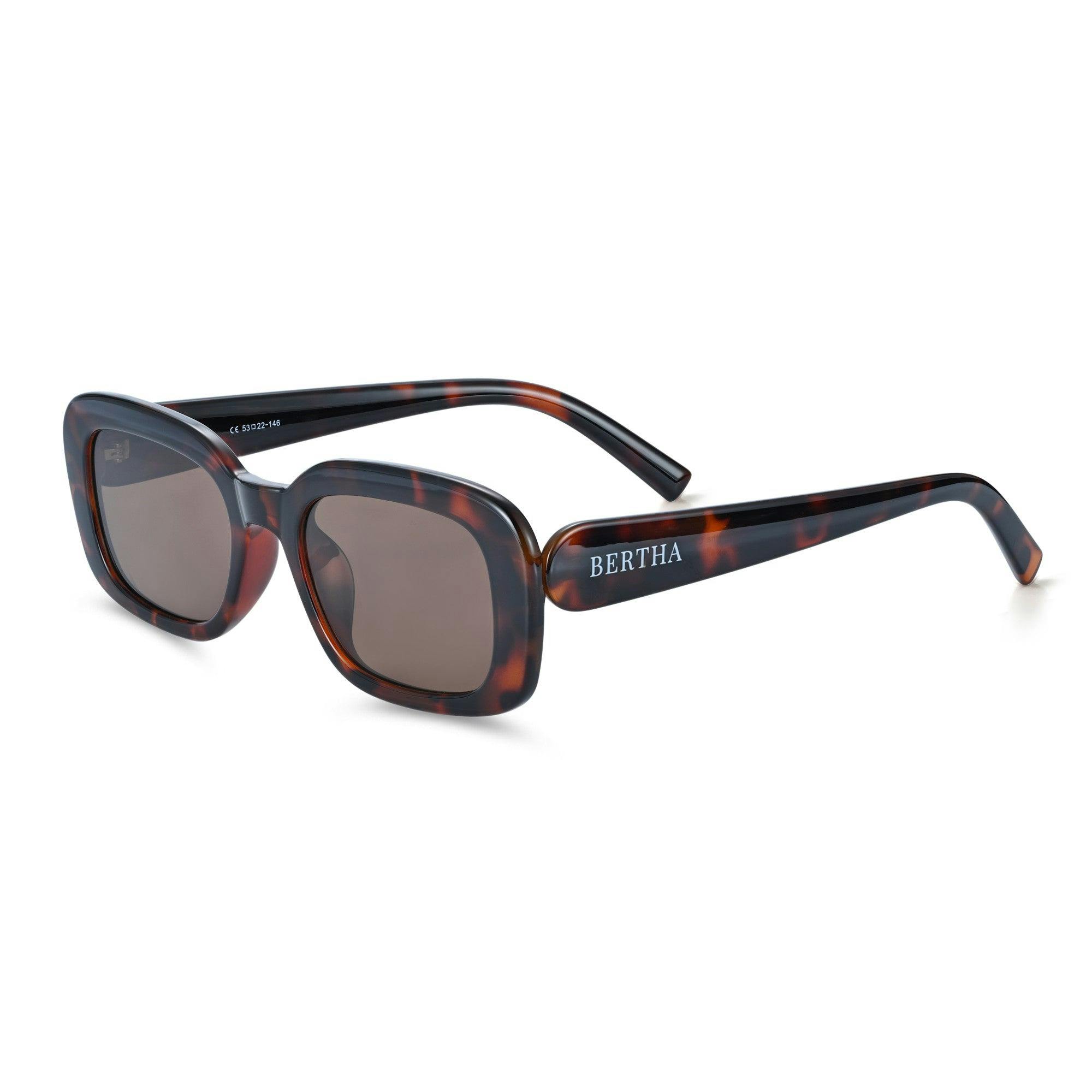 Bertha Brown Cassie Polarized Sunglasses - Tortoise