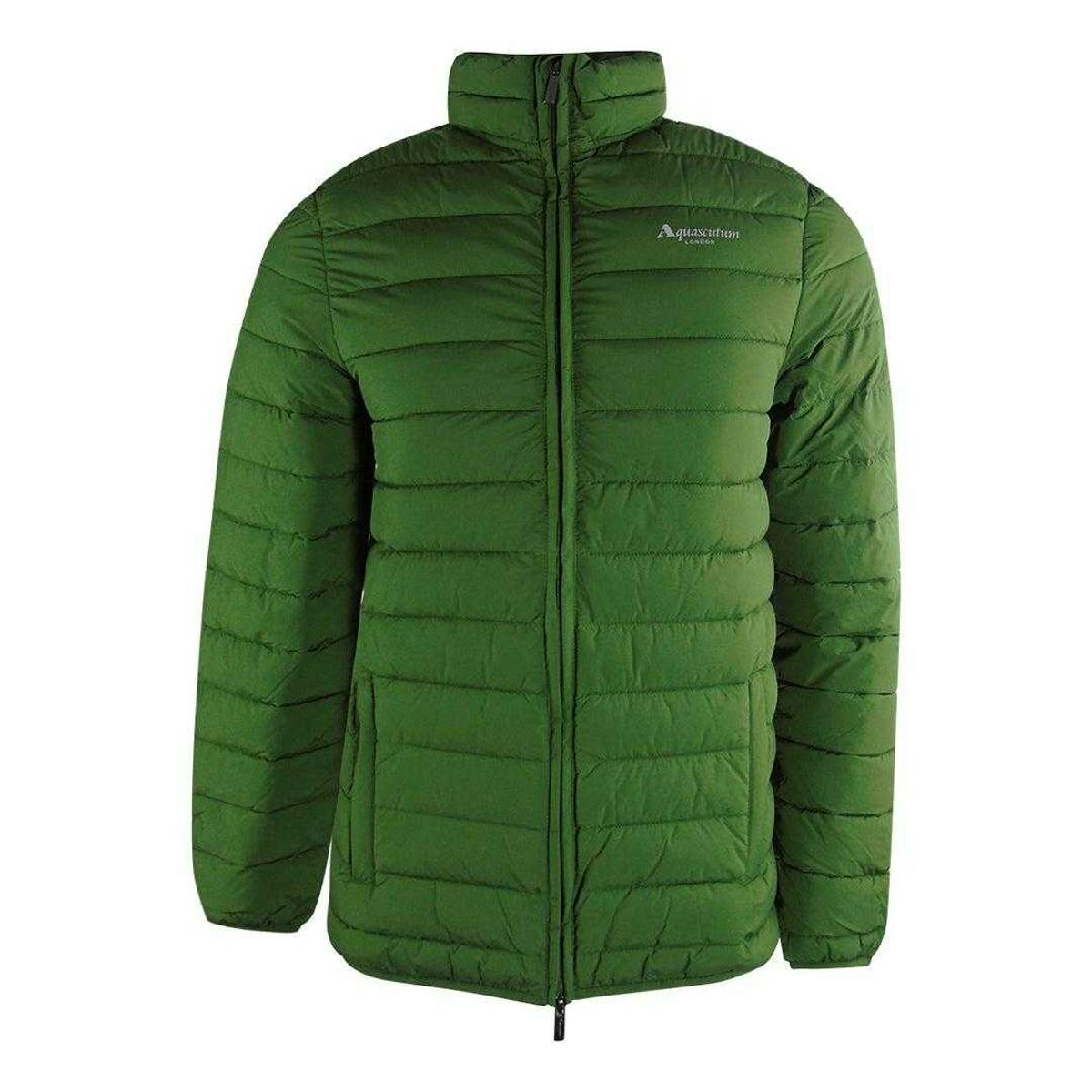 Aquascutum Men's Green Active Hunter Jacket - Army - Xl - Army - 100% Polyester
