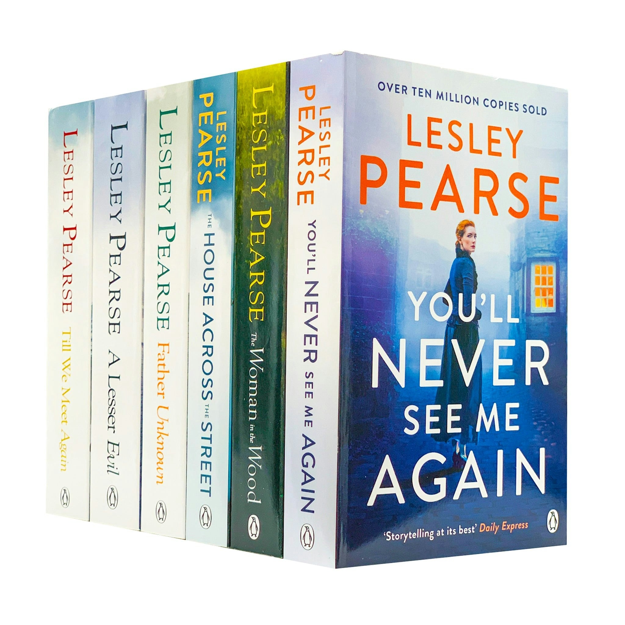 Penguin Women's Lesley Pearse 6 Books Set Till We Meet Again, A Lesser Evil, Father Unknown & More