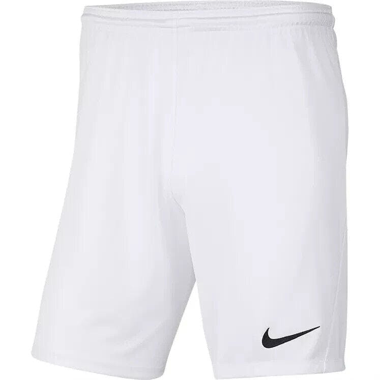 Nike Men's White Park Dri-Fit Football Shorts Bv6855 - M