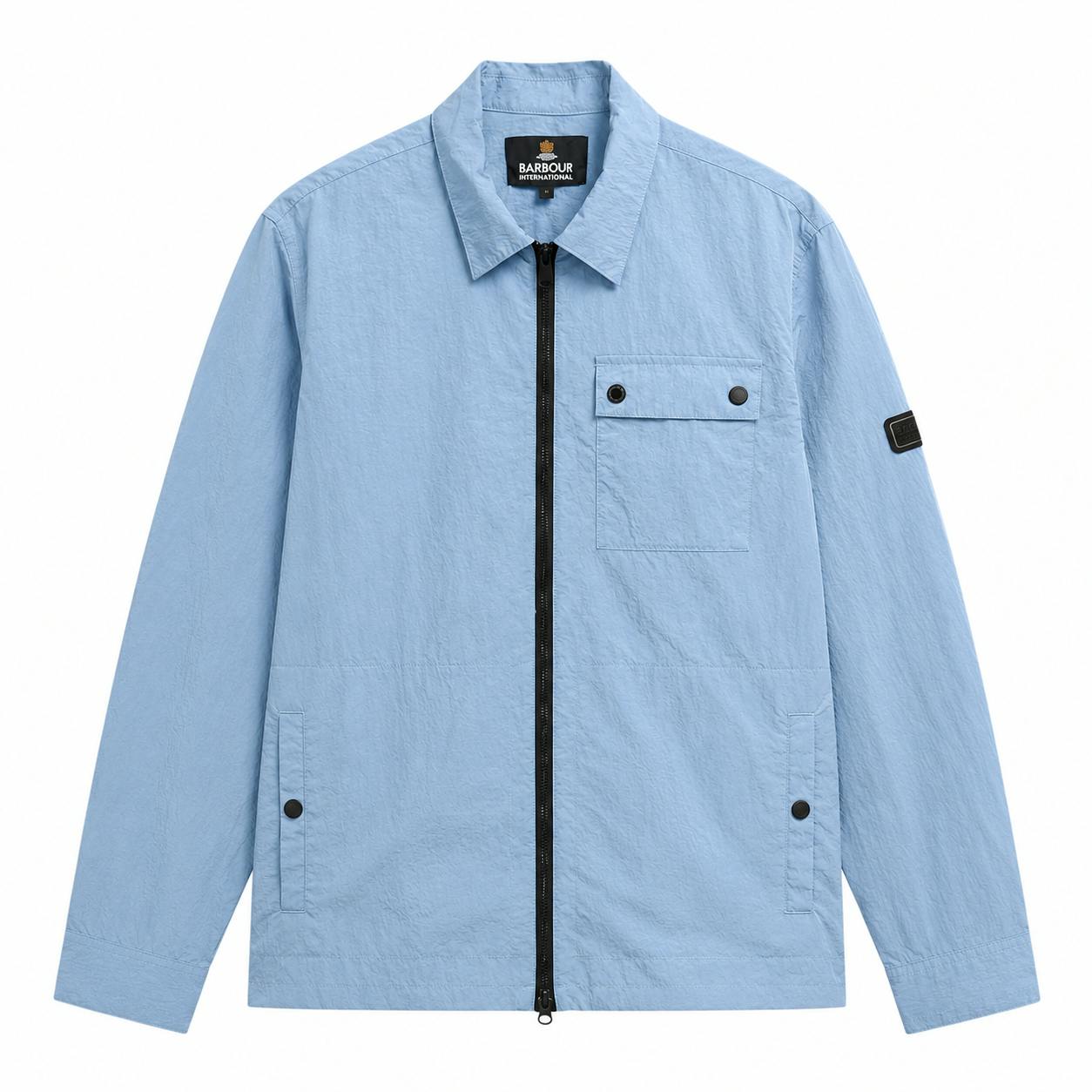 Barbour Powder Blue International Inline Overshirt - L