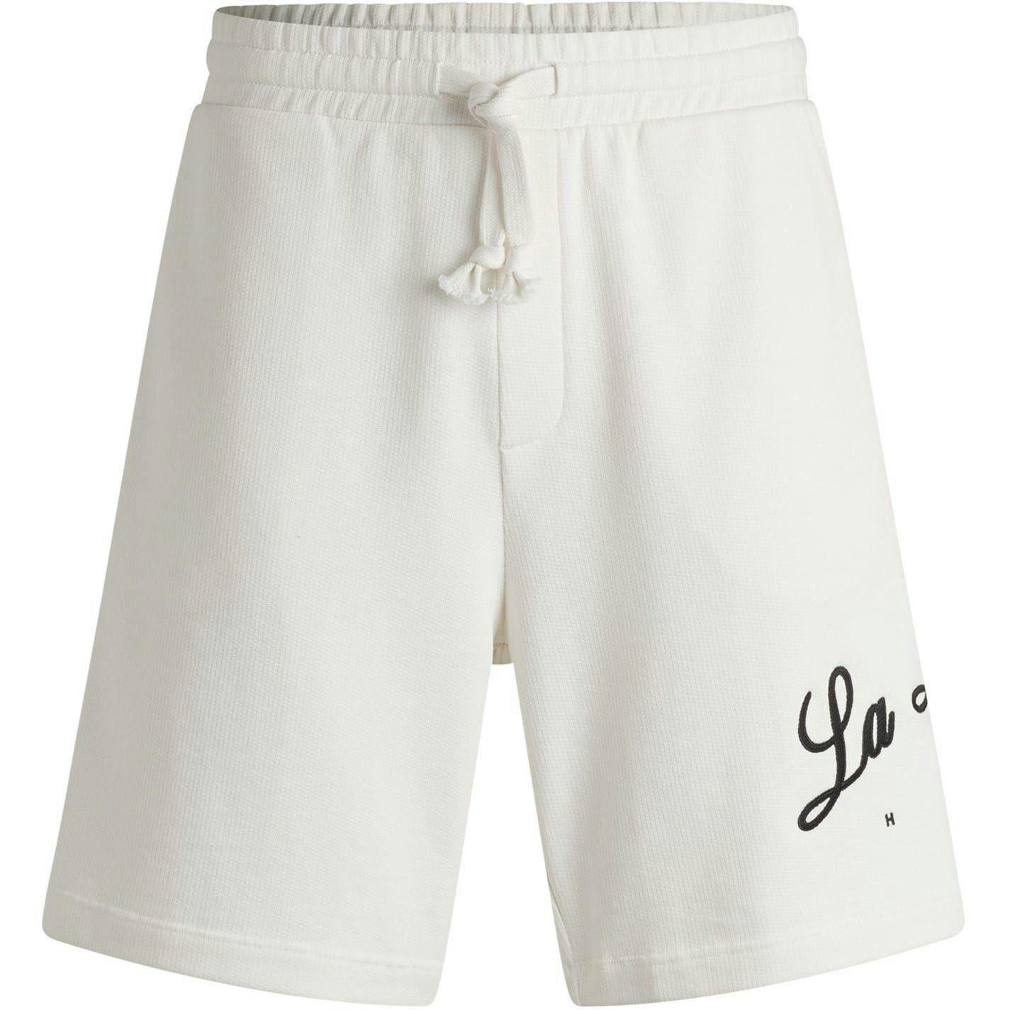 Hugo Men's Sweat Shorts - Natural - Xl - Natural - 100% Mixed