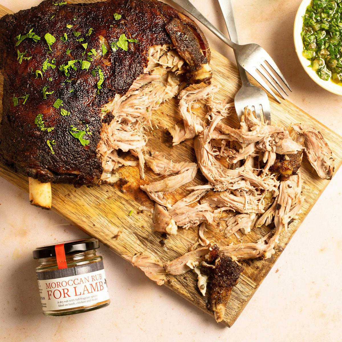 Ross & Ross Gifts Dark Moroccan Seasoning Rub For Lamb 50G