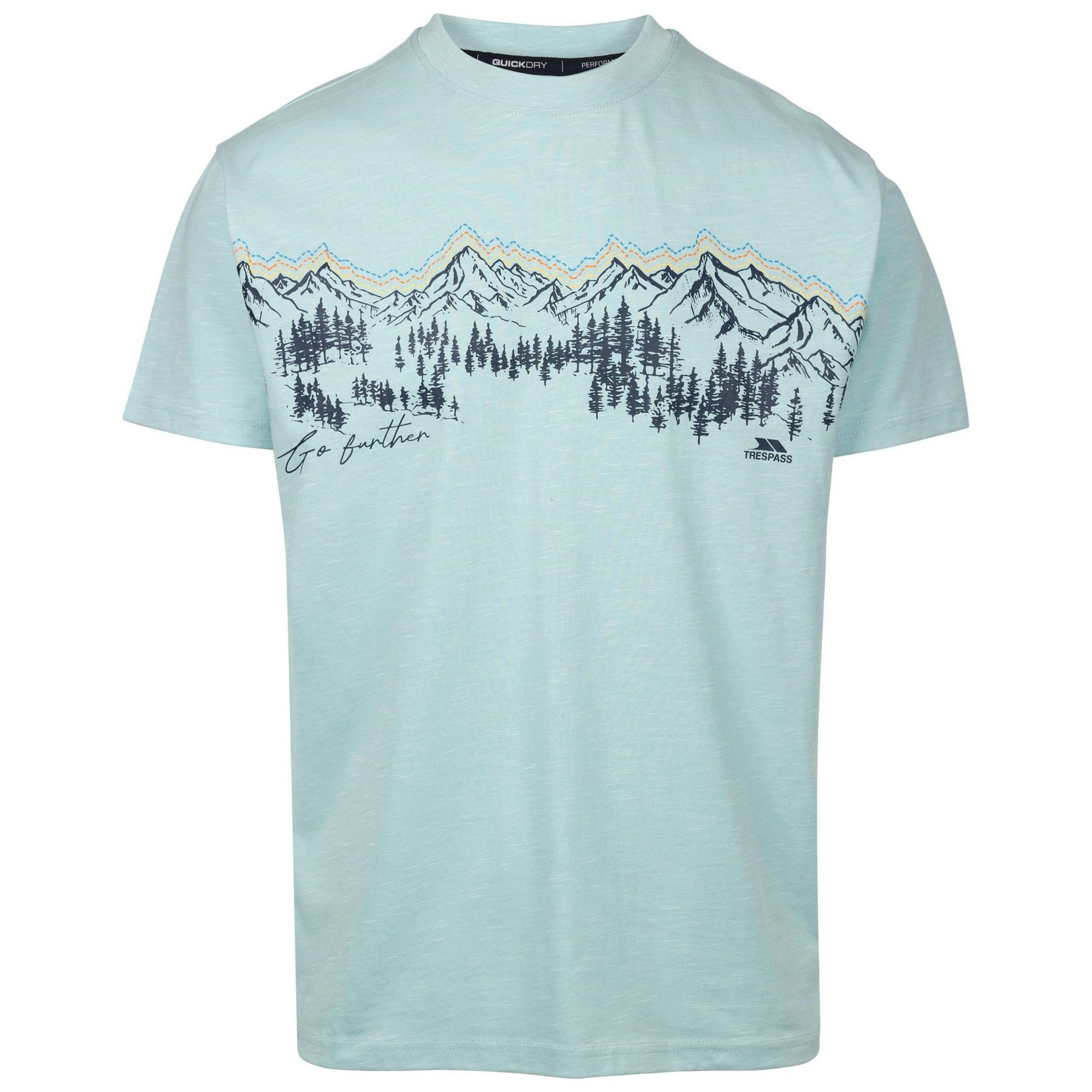 Trespass Men's Kannuar T-Shirt - Seafoam - Xs - Seafoam - 60% Cotton/40% Polyester