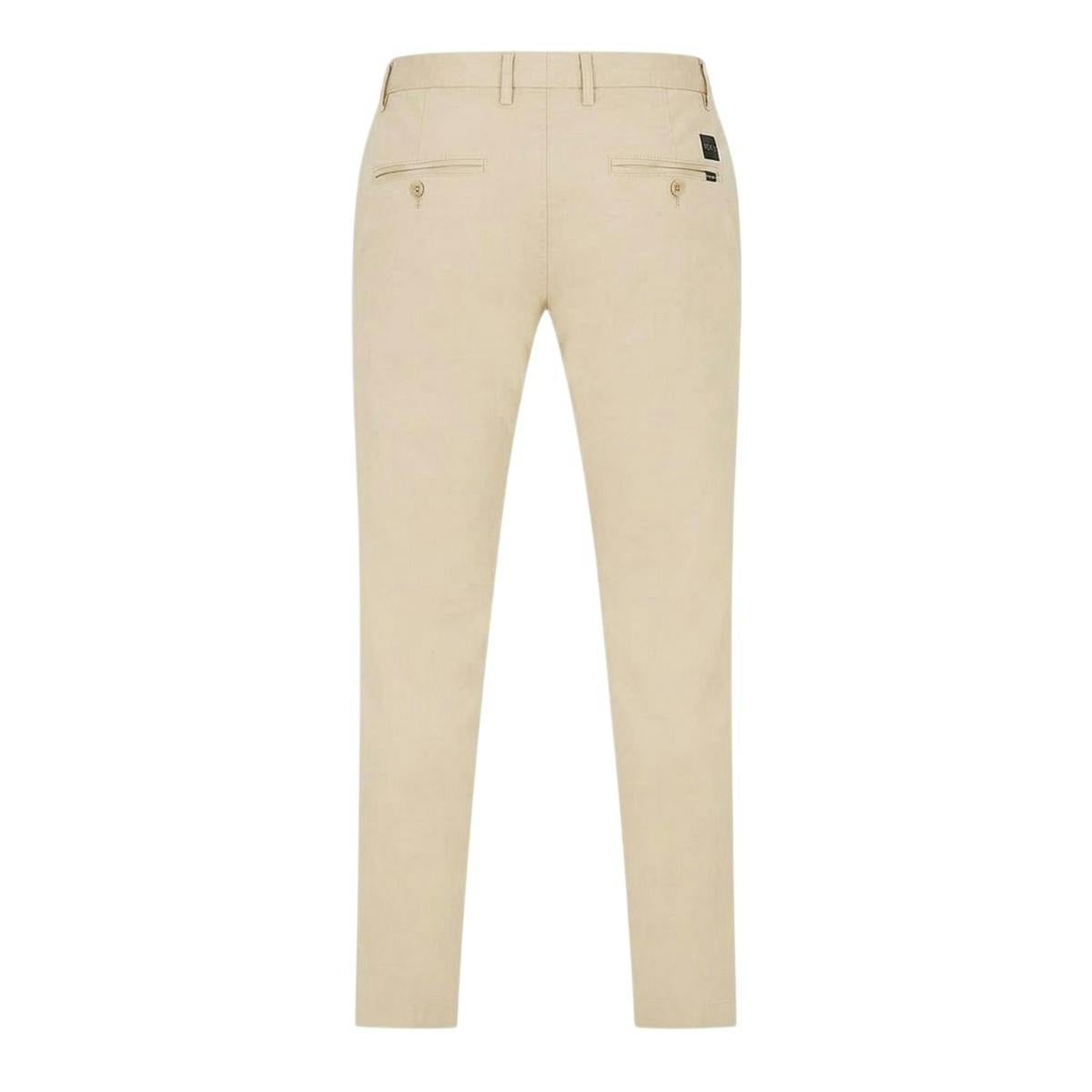 Boss Men's Light/Beige Kaito Chinos - 40R - 97% Cotton/3% Elastane