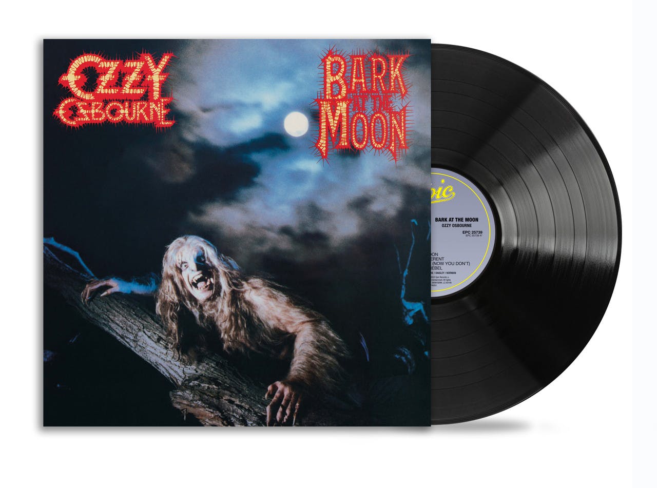 Eyesore Merch Black Ozzy Osbourne 'Bark At The Moon' (40Th Anniversary) Lp Vinyl