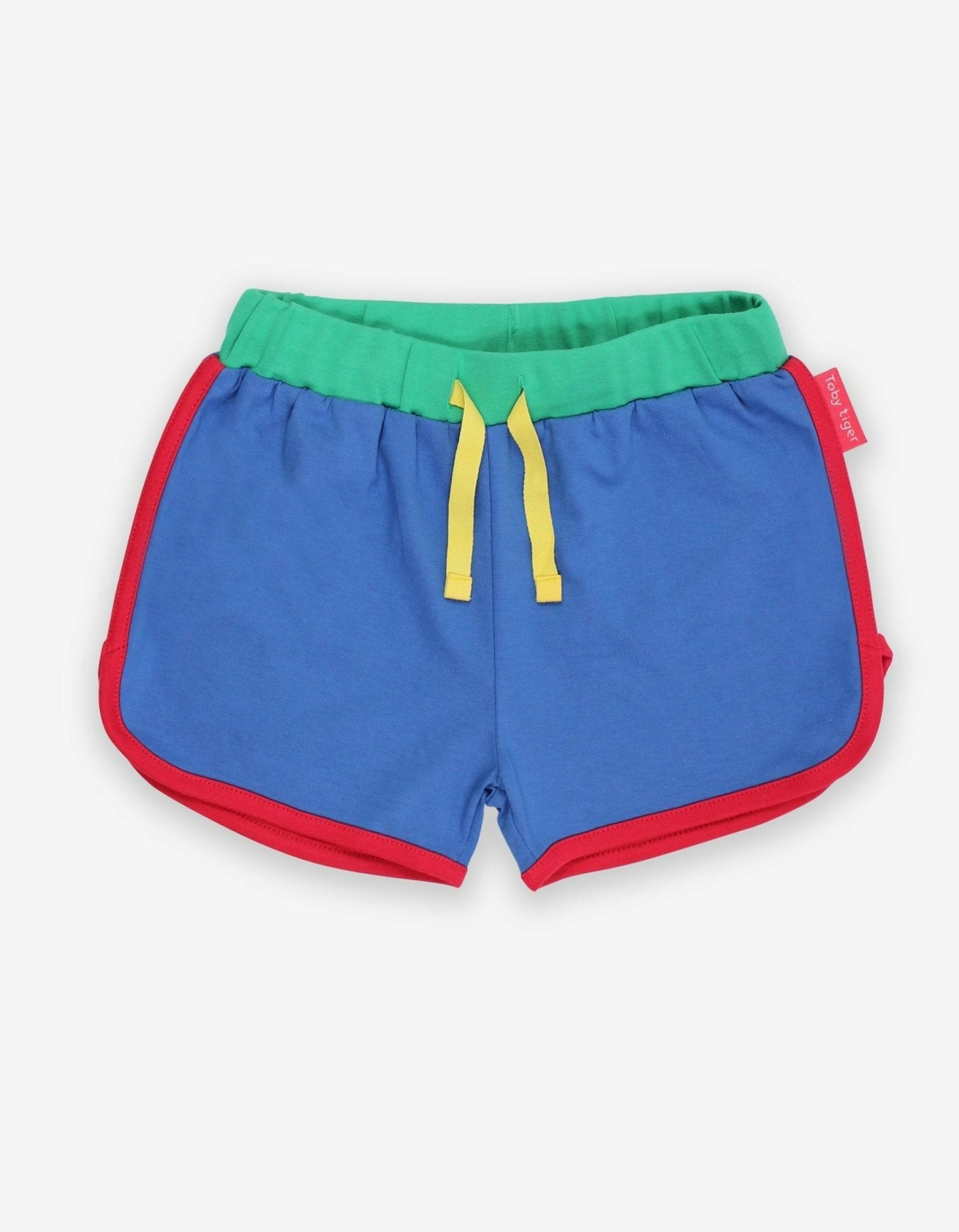 Toby Tiger Blue Organic Running Shorts - 12-18M / 86Cm