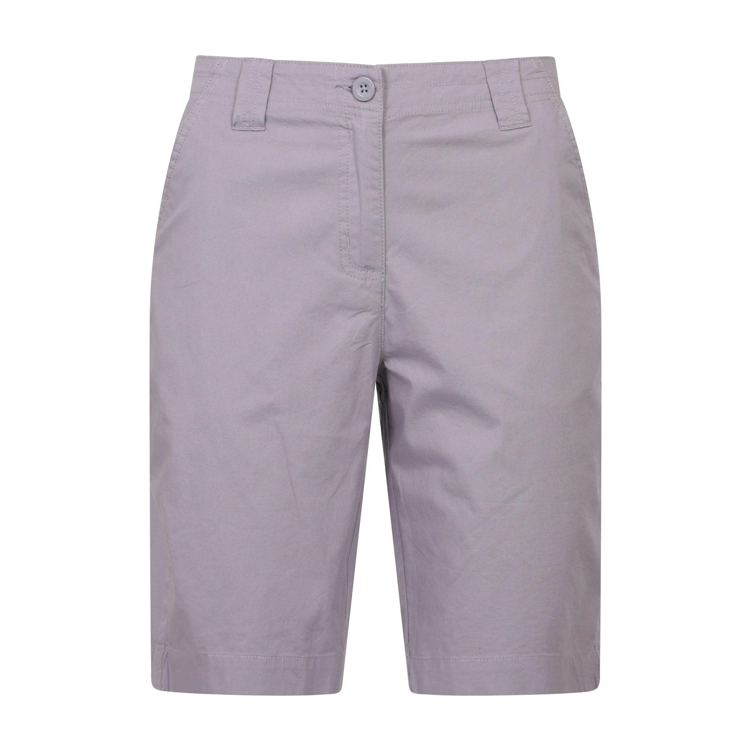 Mountain Warehouse Women's Purple / Coast Stretch Shorts - Dusky - 8 Uk - Dusky - 97% Cotton/3% Elastane