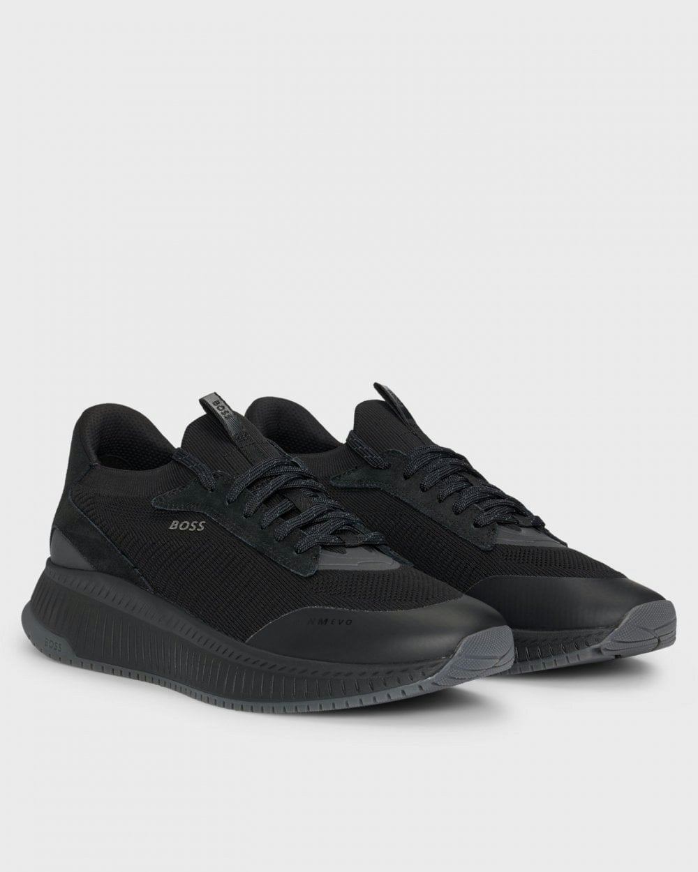 Boss Orange Men's Orange/Black Boss Ttnm Evo Trainers With Knitted Uppers Nos - 002 - 002 - Uk8 Eu42 Us9