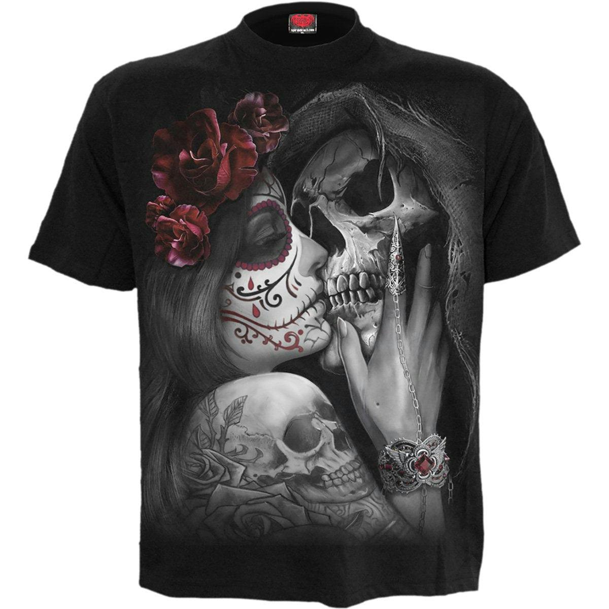 Spiral Direct Black Dead Kiss - T-Shirt - M - Screen