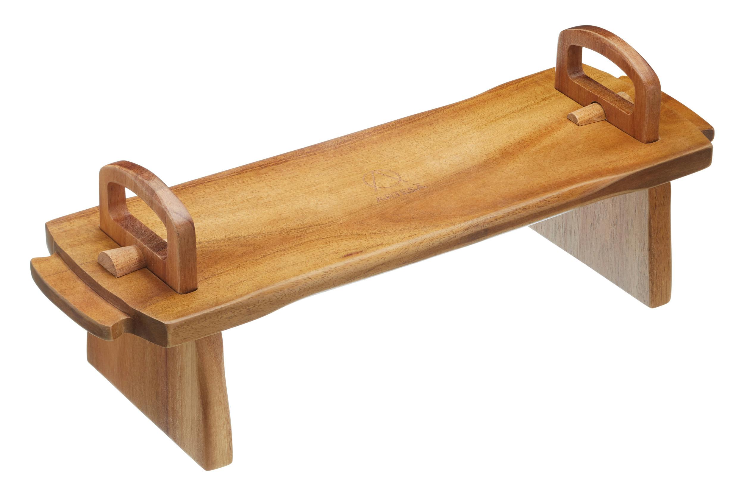 Rackhams Large Acacia Wood Antipasti Platform Platter - Wood - Acacia Wood - Serving Platter
