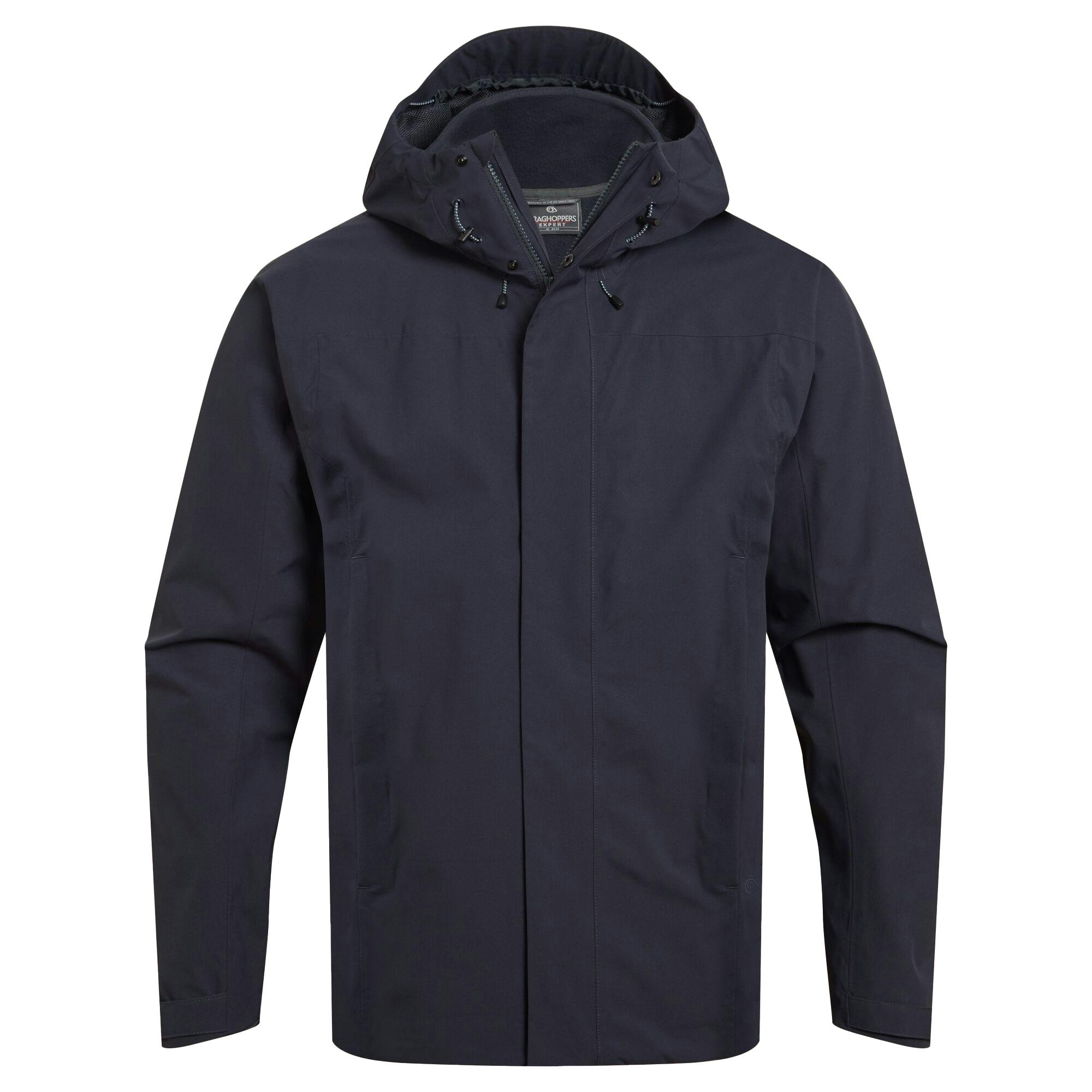 Craghoppers Men's Dark 3 In 1 Waterproof Jacket - Navy - Xxl - Navy - 100% Recycled Polyester