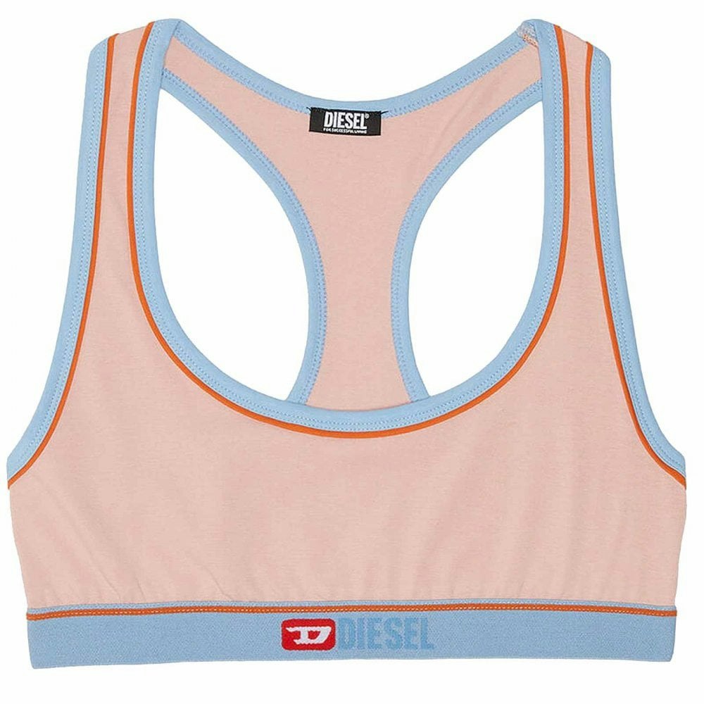 Diesel Women's Pink Ufsb Mileys Bralette, - M