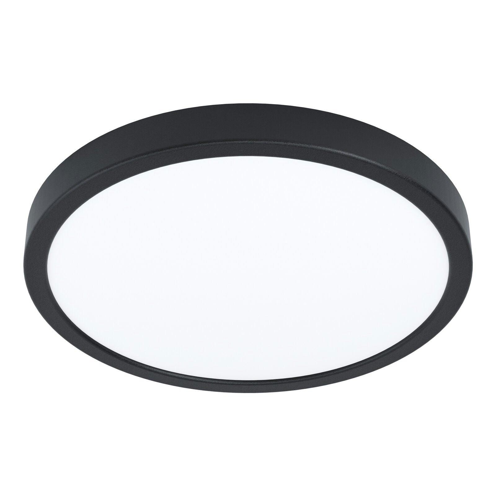 Loops Light/Black/White Wall Flush Ceiling Colour Shade Round Plastic Led 20W Included