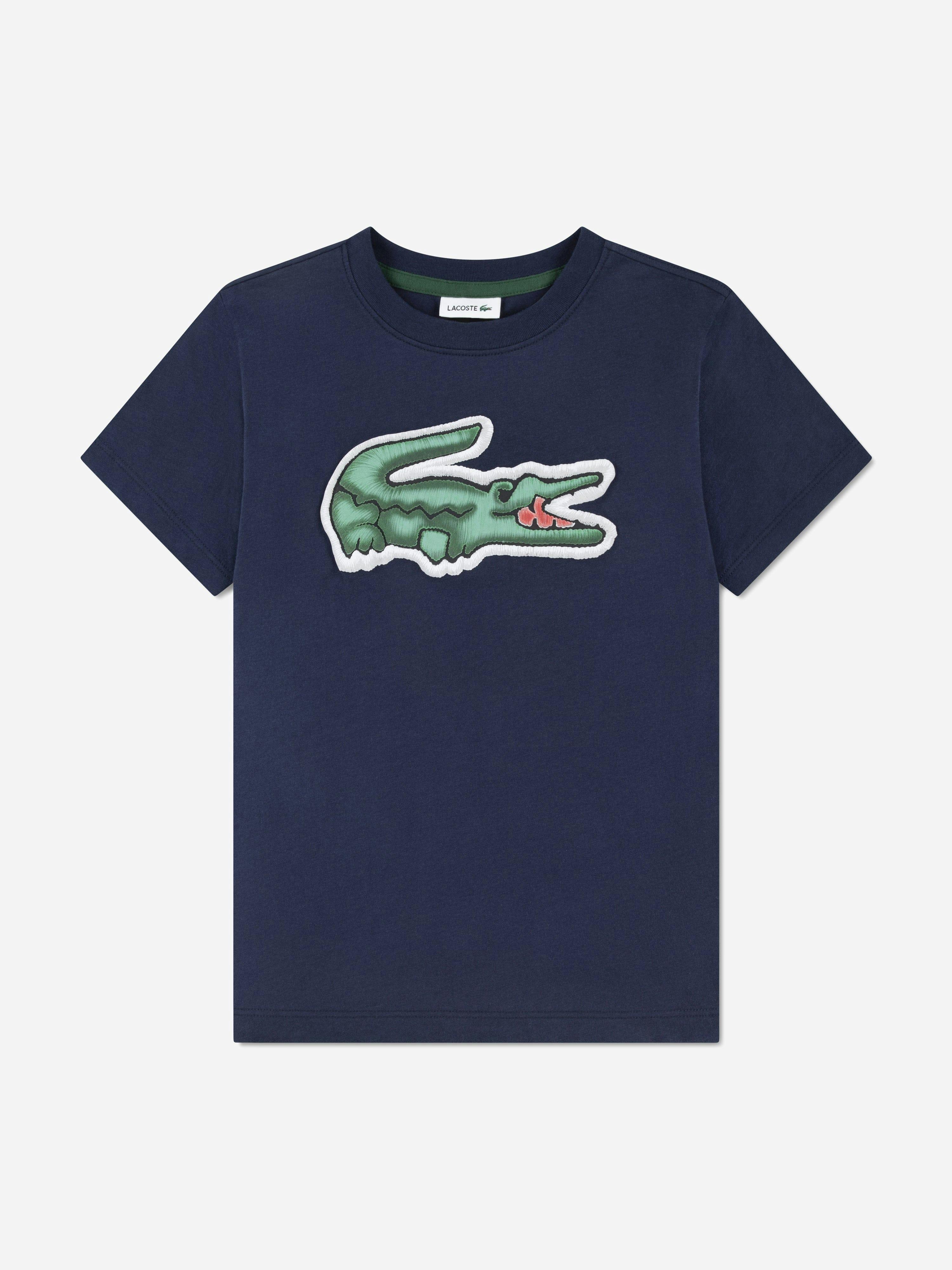 Lacoste Kids Boys Lacoste Logo T-Shirt In Navy - Navy - 8 Yrs