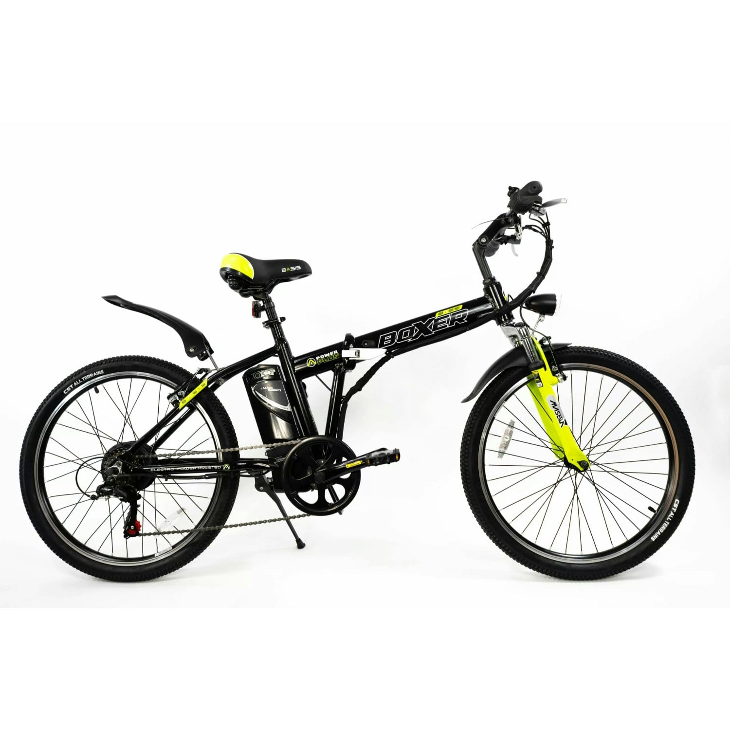 Basis Light Boxer Electric Folding Bike, 24" Wheel 10.4Ah