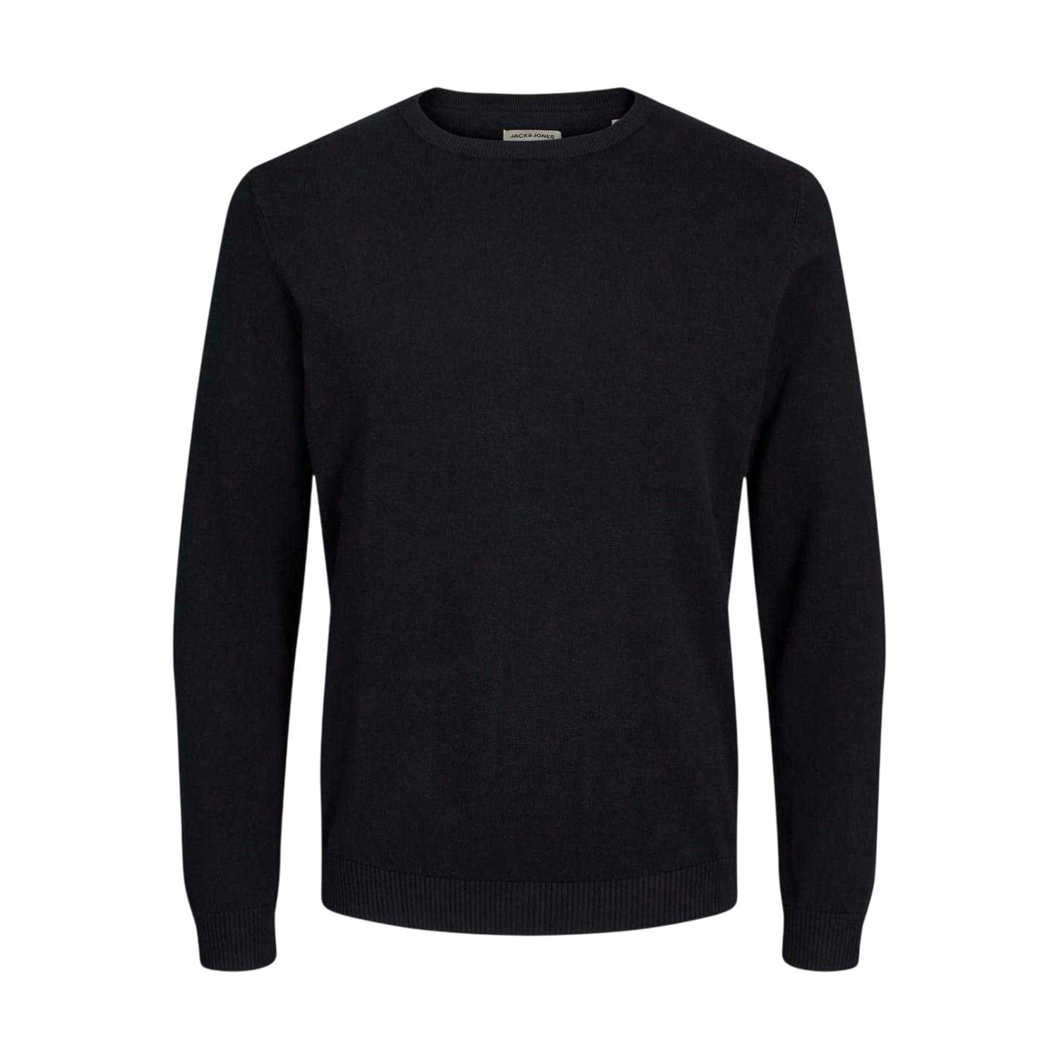 Jack And Jones Men's Black Sweater Top - Xl - 100% Cotton