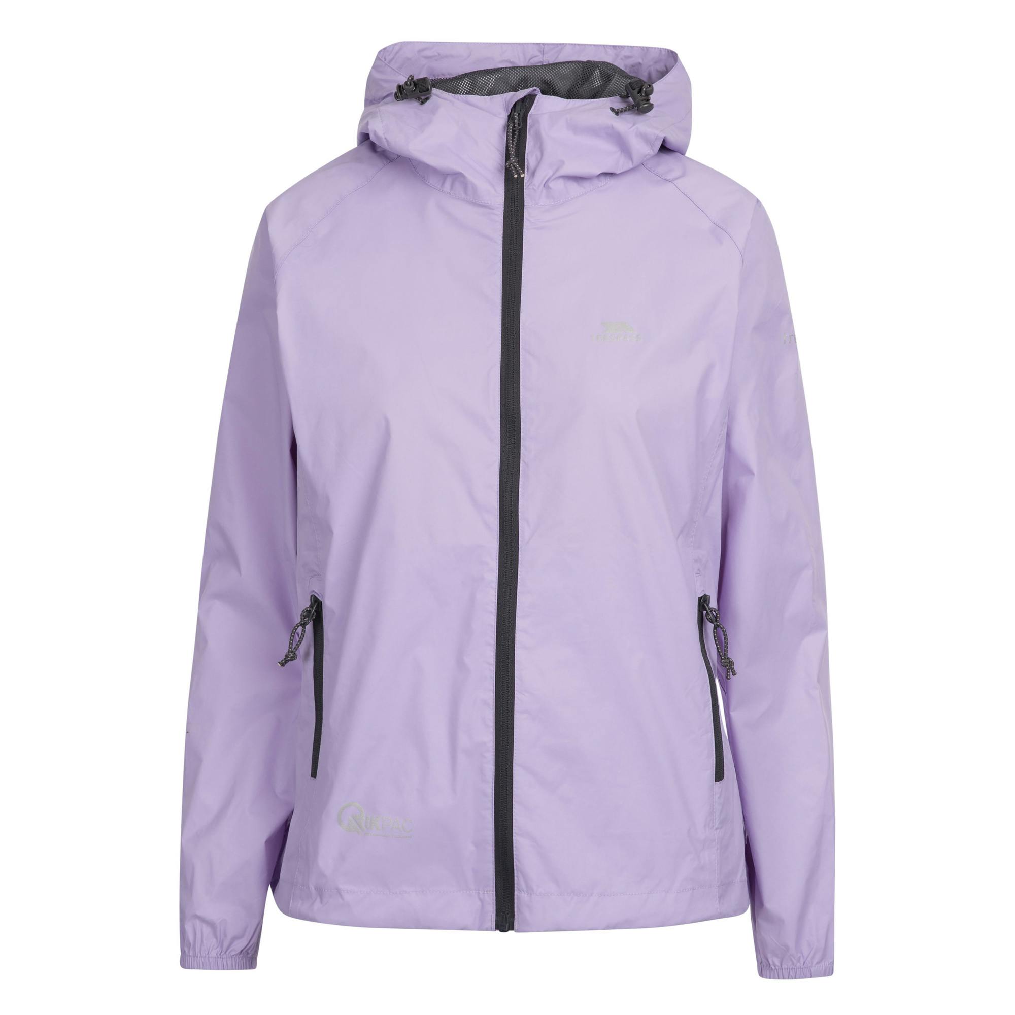 Trespass Women's Qikpac Packaway Waterproof Jacket - Gelsomino - Xxl - Gelsomino - 50% Polyamide Pu Coating/50% Polyester