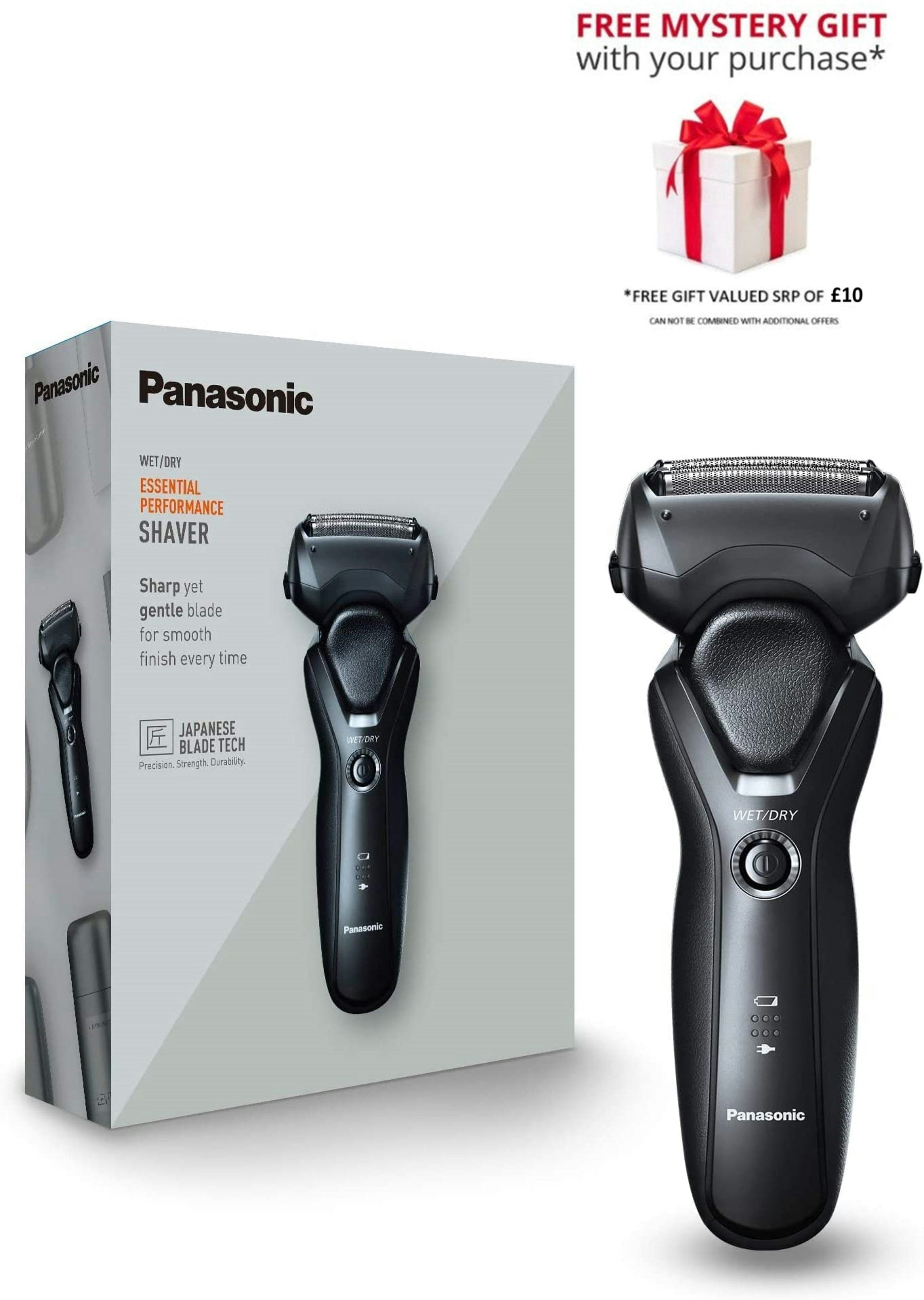 Panasonic Men's Es-Rt37 Wet And Dry Electric 3-Blade Shaver For - Free Gift Rrp £10!