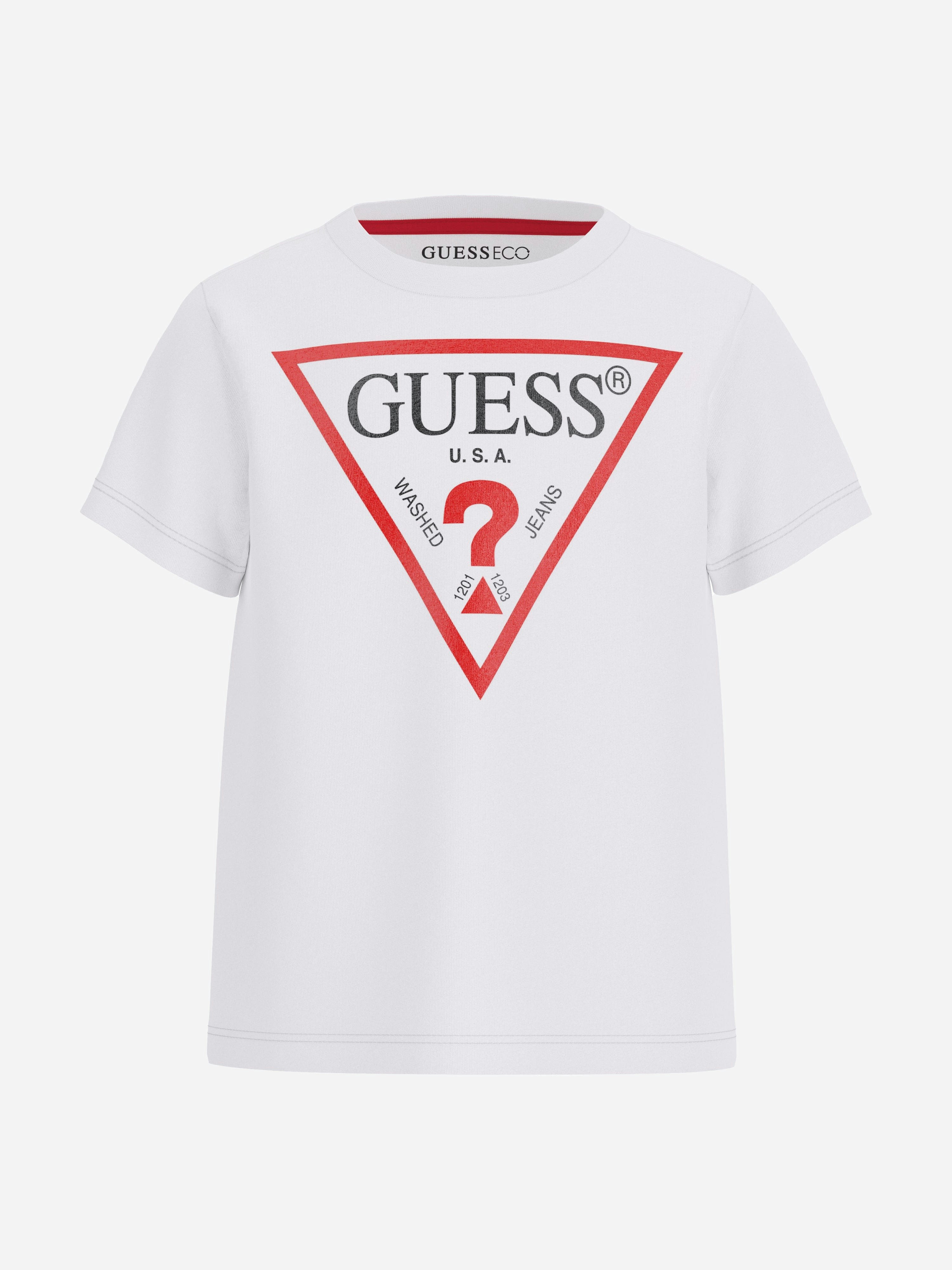 Guess Boys White Kids' Core T-Shirt - Image 4