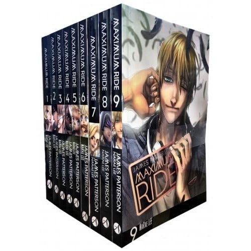 Various Publishers James Patterson Maximum Ride Manga Series 9 Books Collection Set