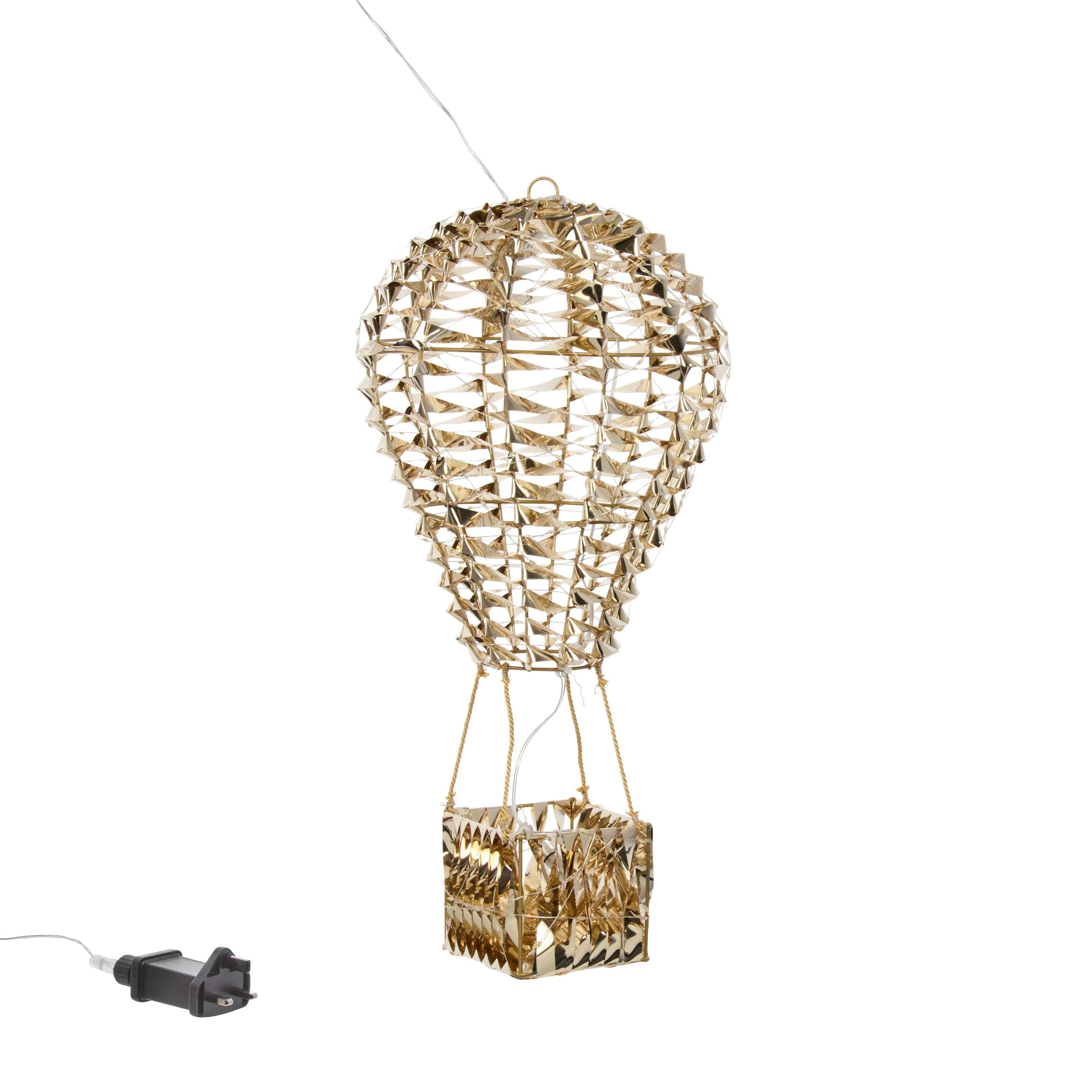 Scotts Of Stow Light/Gold/White Twist Hot Air Balloon 50Cm Lv