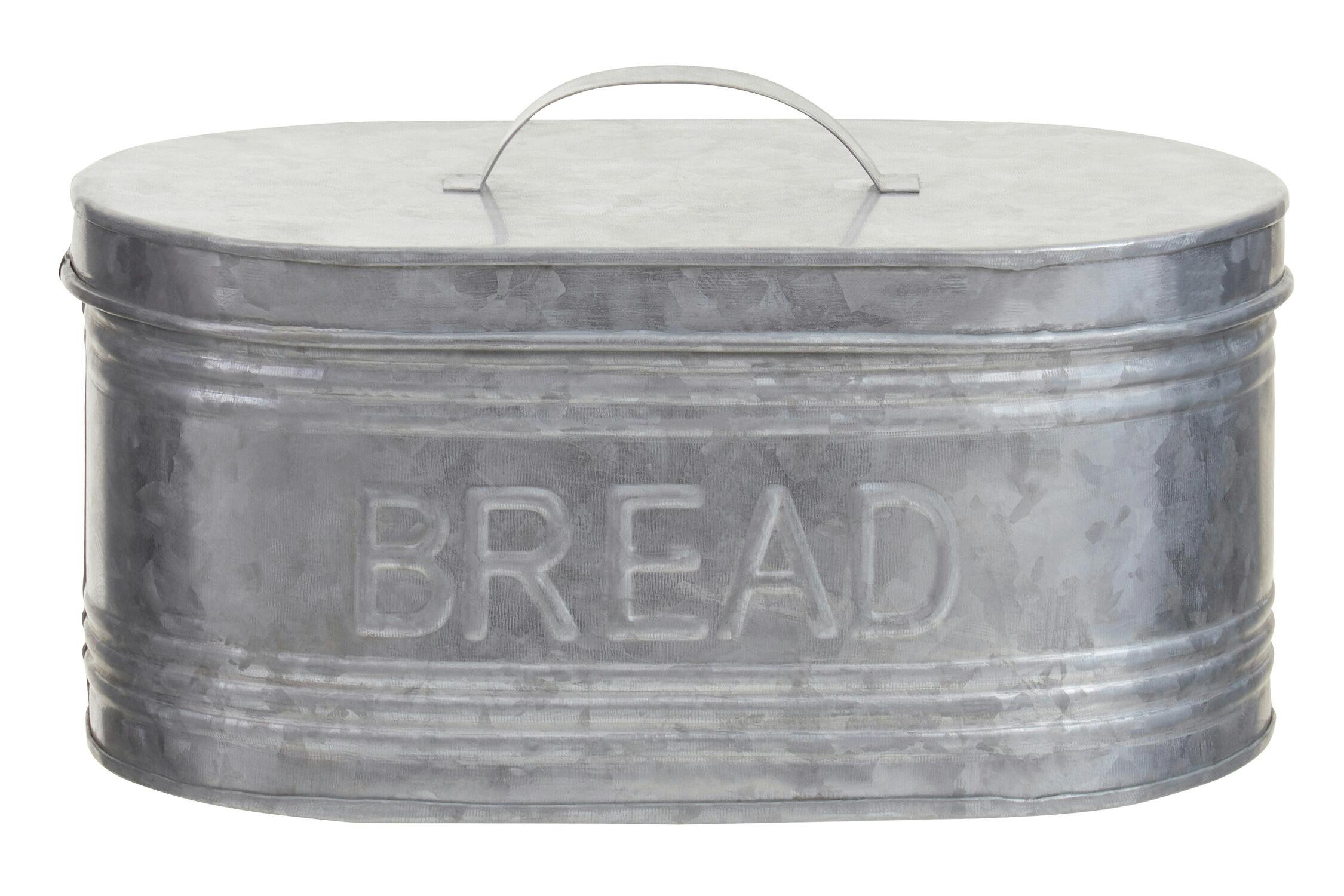 Maison By Premier Drummond Galvanised Steel Bread Bin