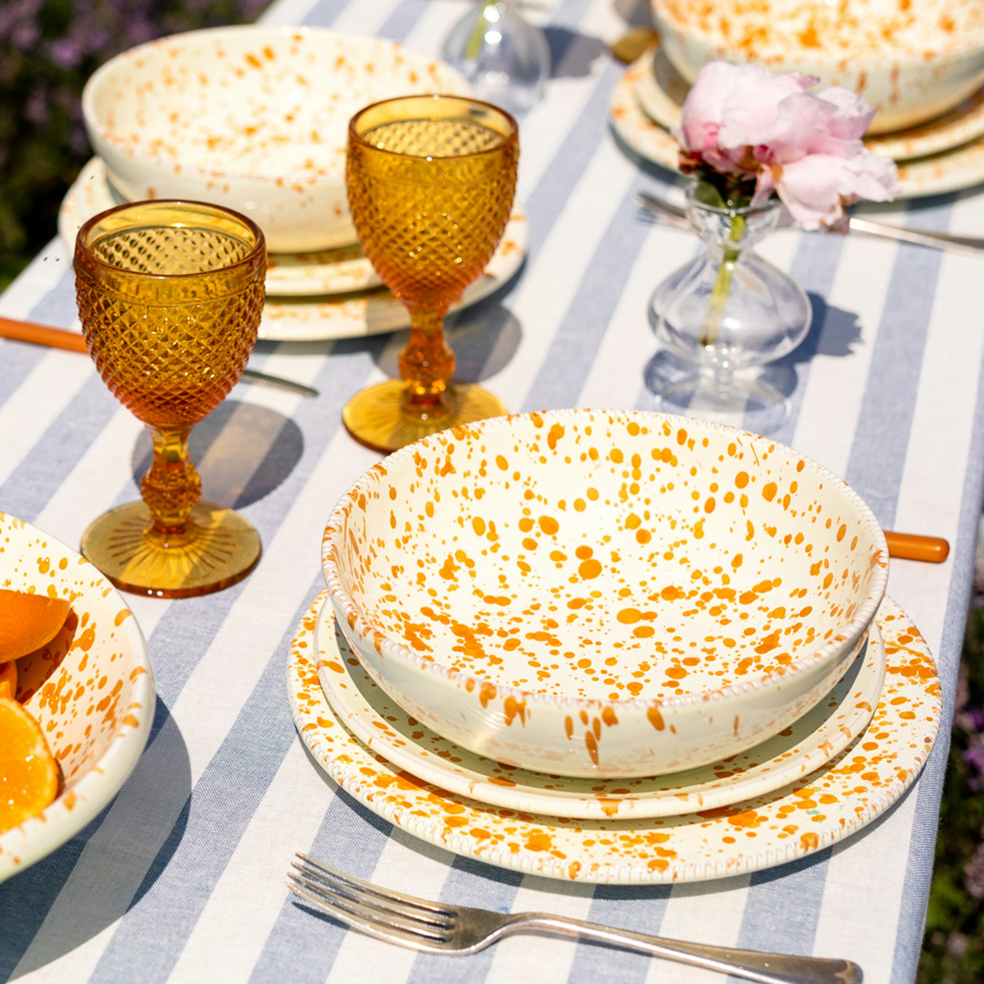 Hot Pottery Orange Burnt Signature Set