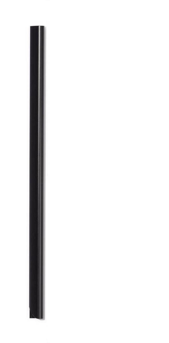 Rackhams Black Spine Bar 30 Sheet Binding Bar For Unpunched Docs | 50 Pack | A4