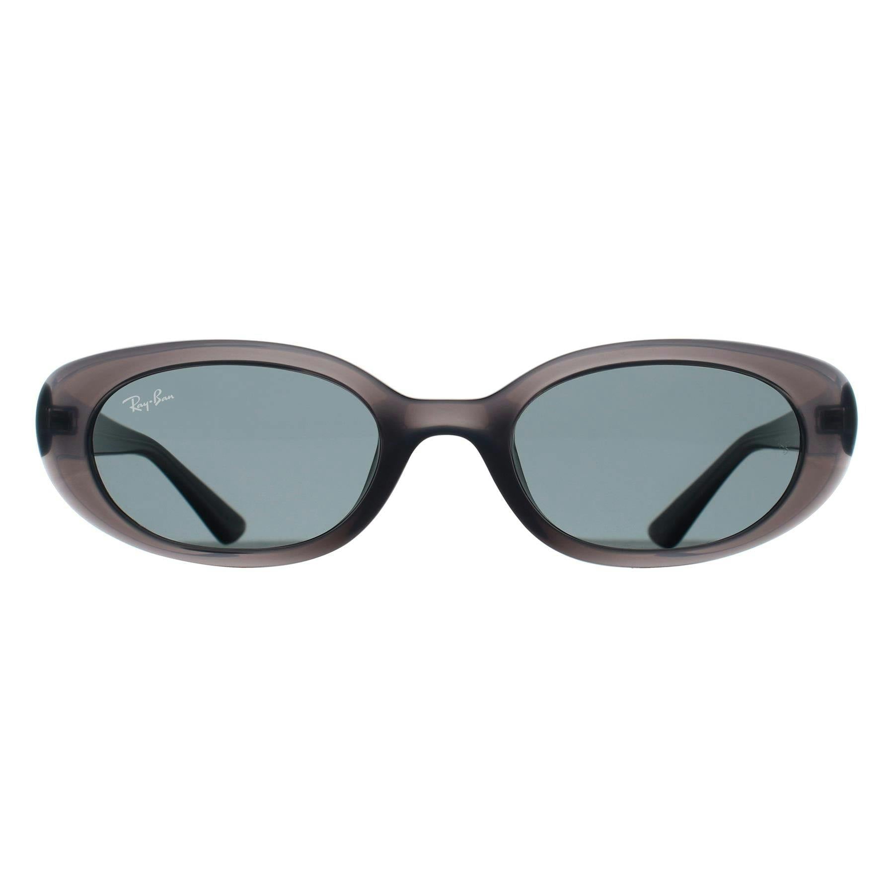Ray-Ban Sunglasses Bio-Based - Transparent Dark Grey Frame Grey Lenses 53-21, RB4441D - Image 13