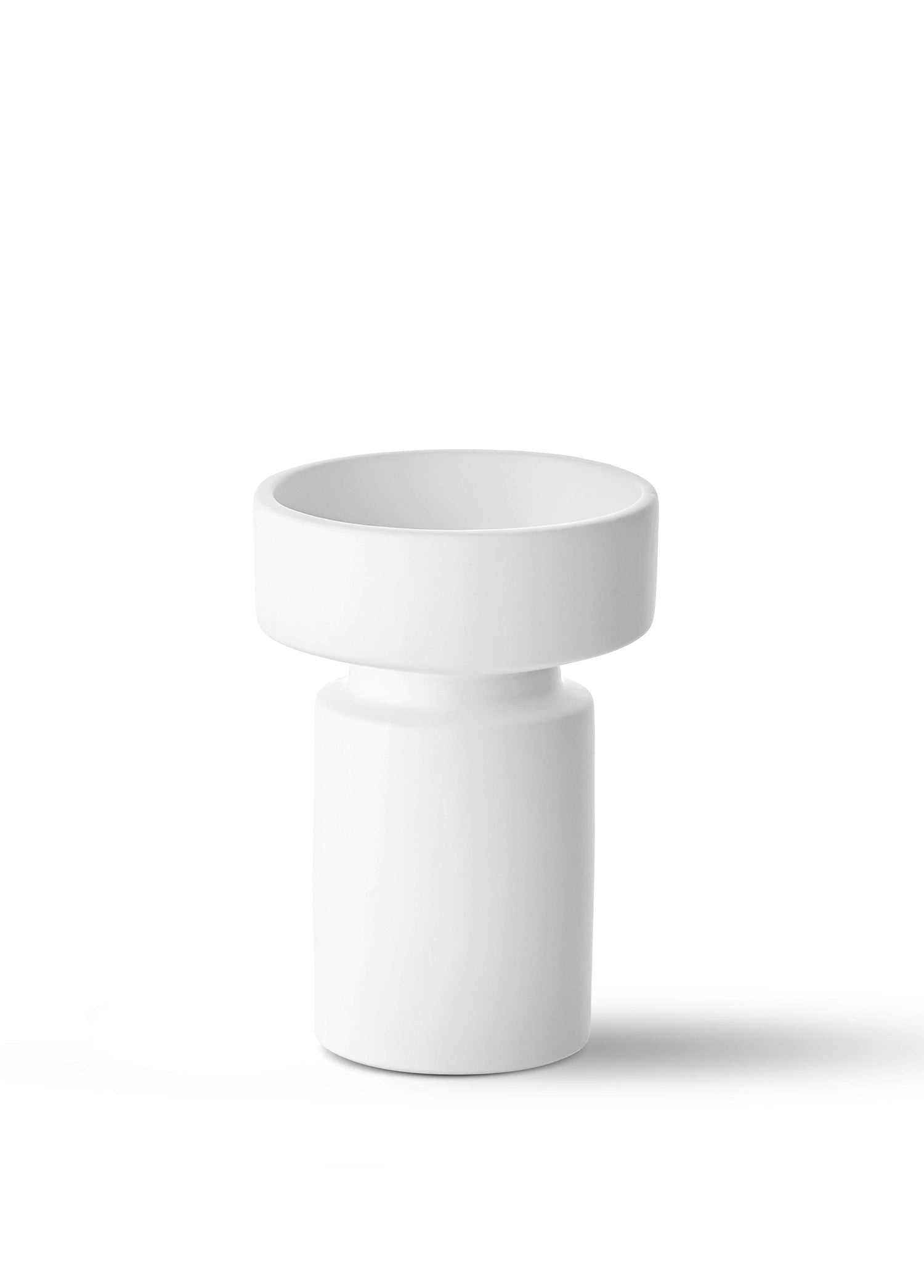 Rozi White Pure Collection Decorative Candle Holder - 21 Cm (H) X 13 Cm (W) X 13 Cm (D).