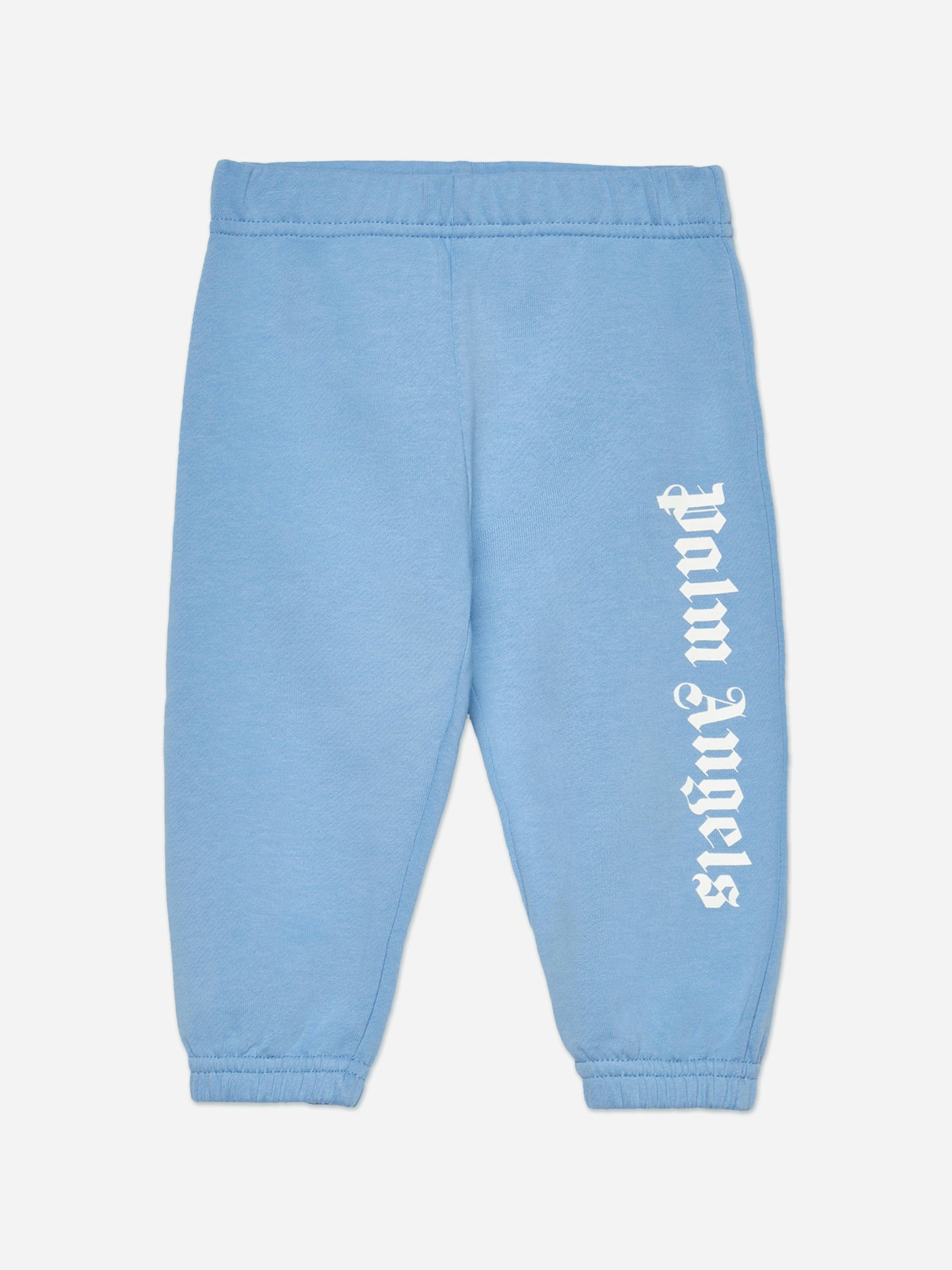 Palm Angels Men's Blue Baby Boys Overlogo Joggers In - 18 Months