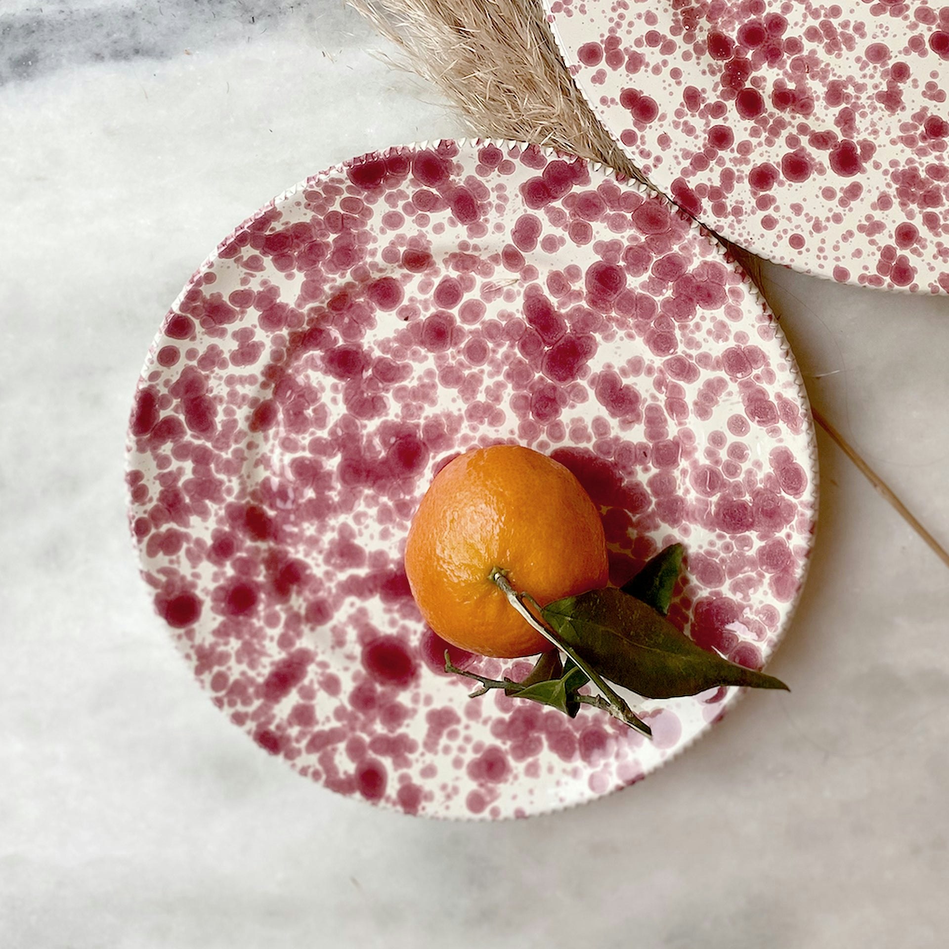 Rackhams Side Plate Cranberry