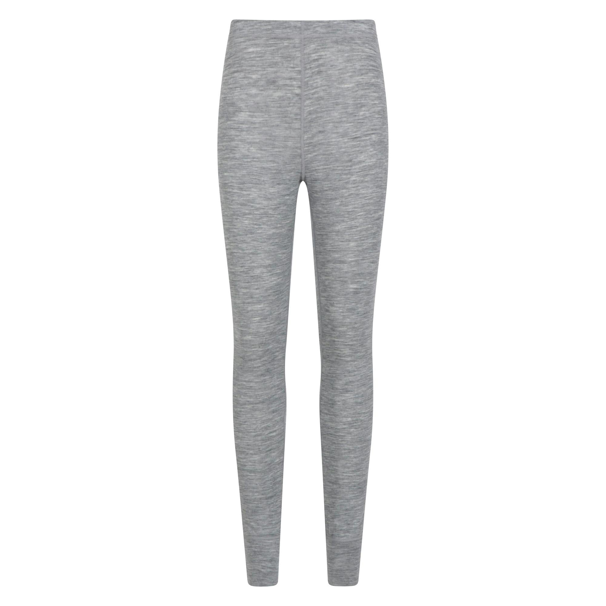 Mountain Warehouse Merino II Women's Thermal Leggings, Grey, Size 20 UK - Image 2