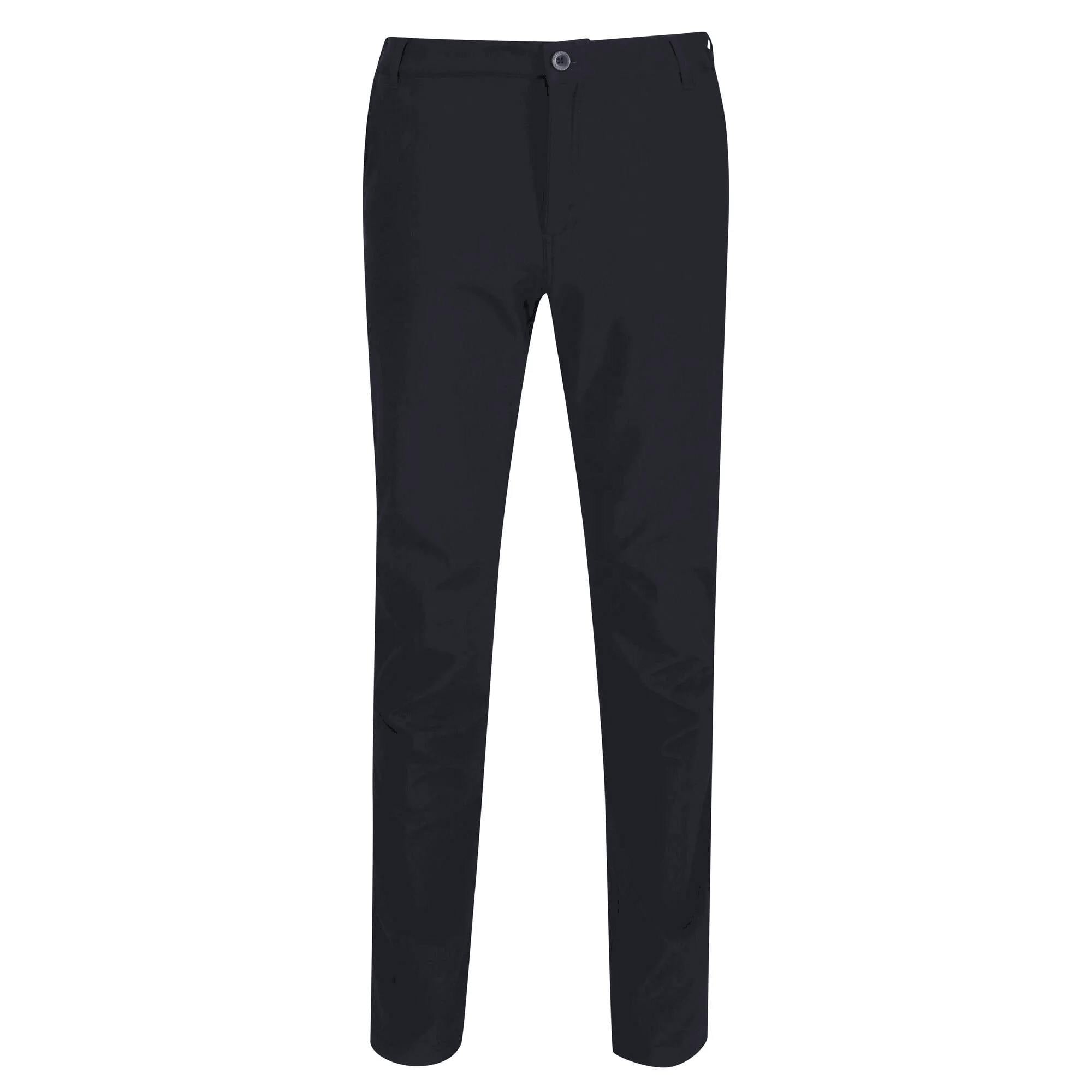 Regatta Men's Great Outdoors Fenton Lightweight Softshell Trousers - Navy - 44R - Navy - 96% Polyester/4% Elastane