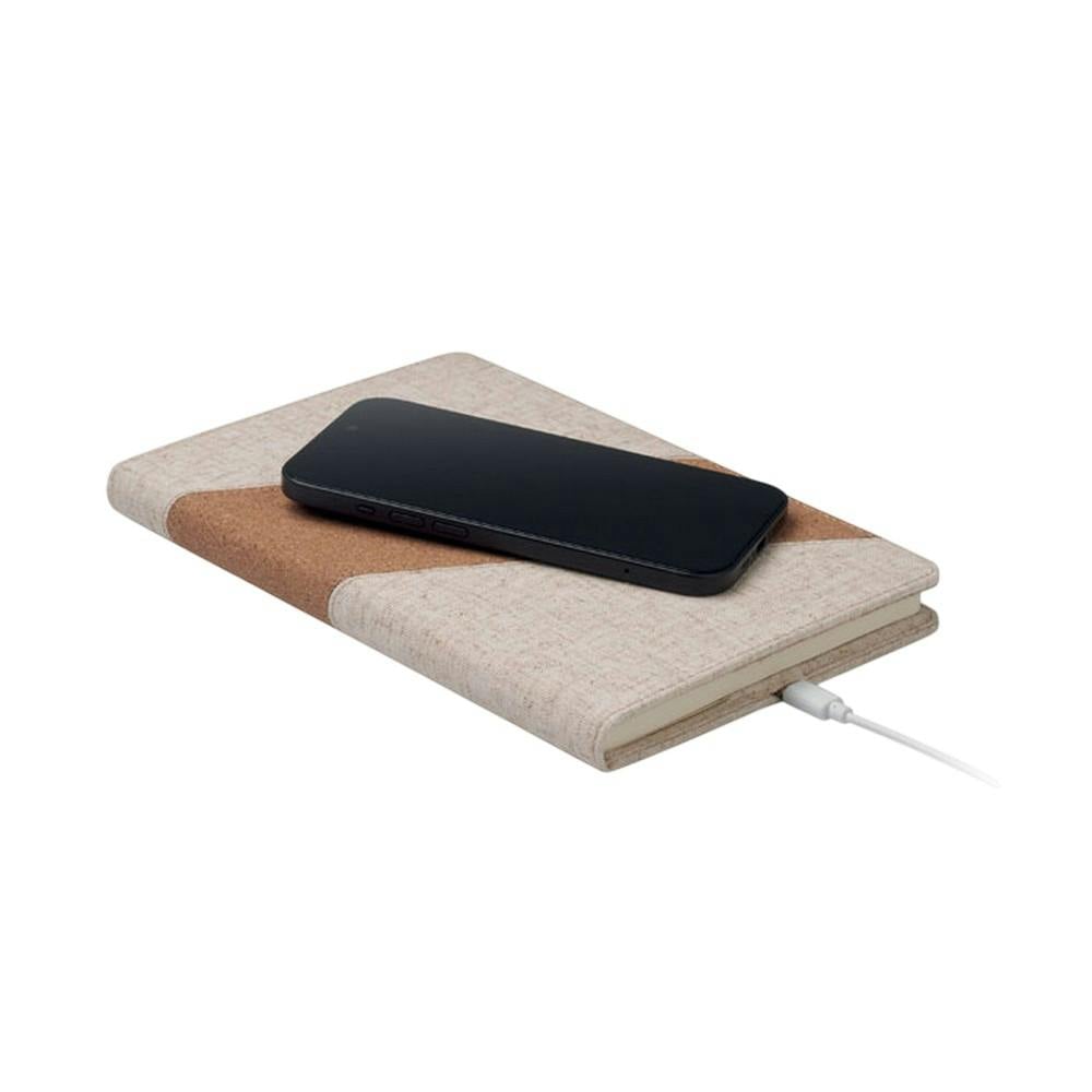 Rackhams Beige Cortona A5 Notebook - One Size