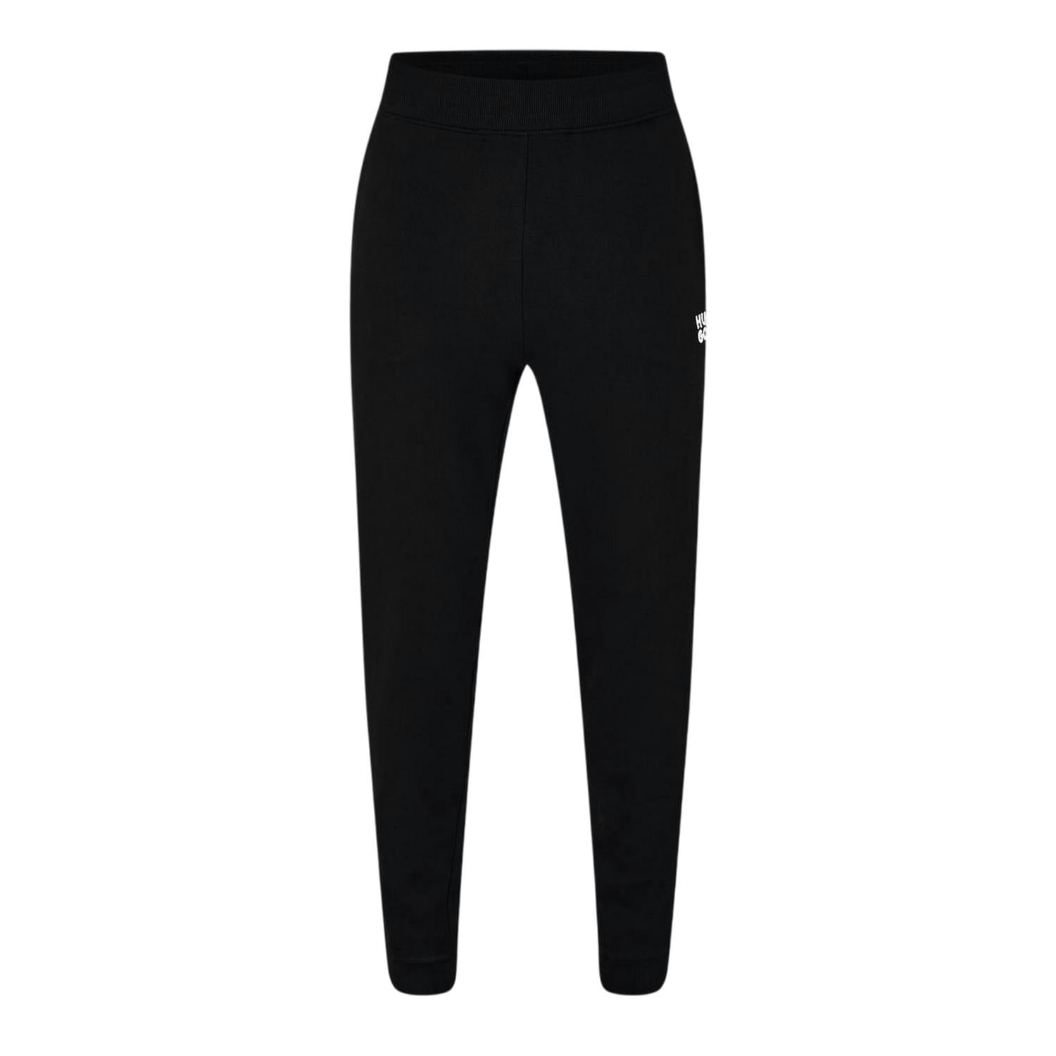 Hugo Women's Black Logo Jogging Bottoms - S - 100% Cotton