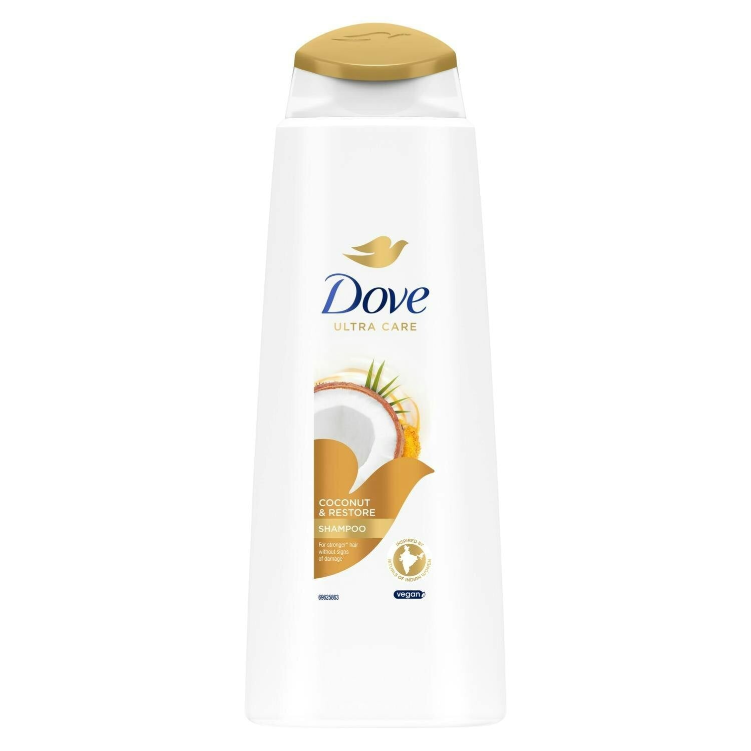 Dove Ultra Care Shampoo - Coconut & Restore 12X400 Ml, Bio Restore Technology - Image 3