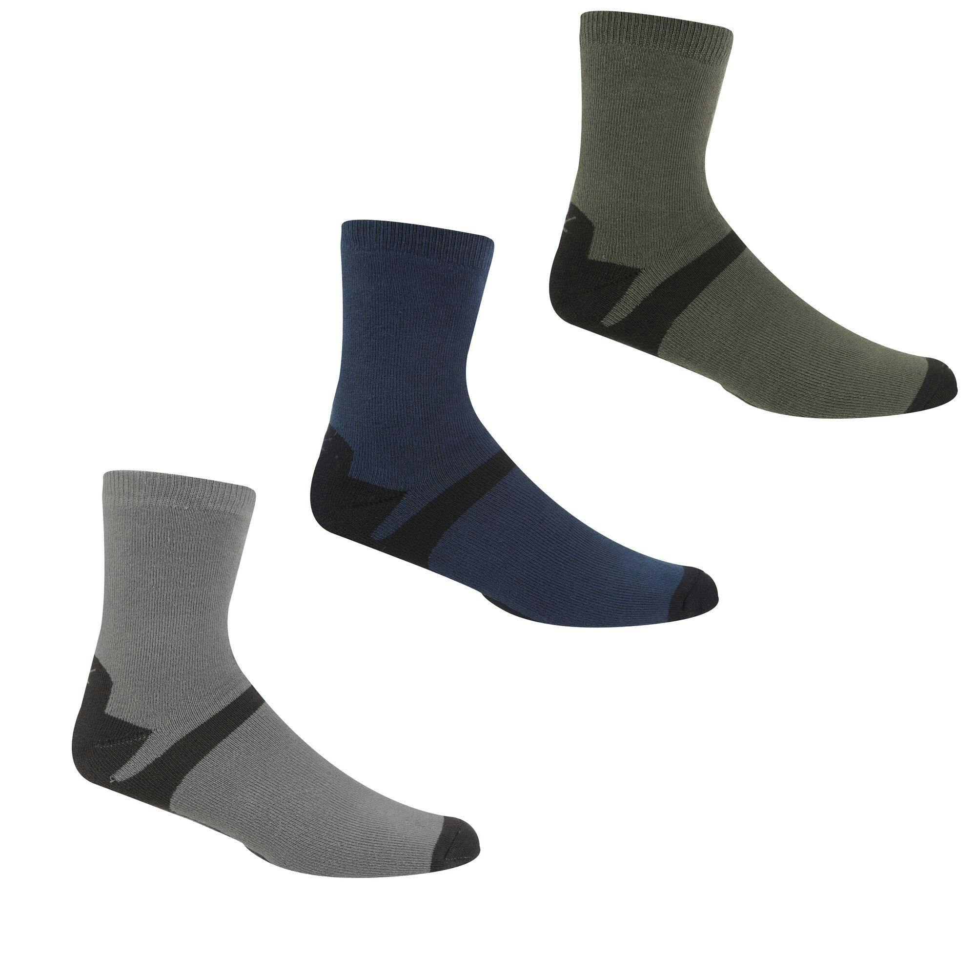 Regatta - Men's - Ankle Socks - 3 Pack - Navy - Size 9-12 - Image 4