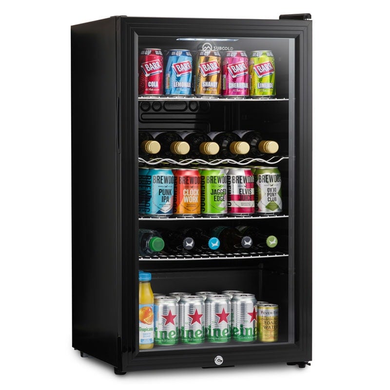 Subcold Black Super 85 Led Beer Fridge