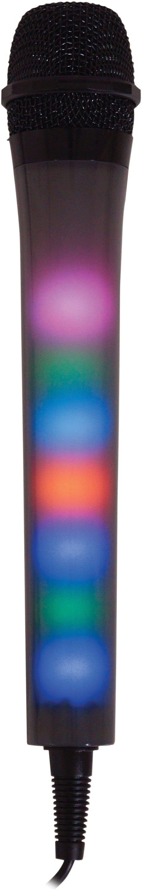 Mr Entertainer Black Dynamic Vocal Microphone With Led Lights