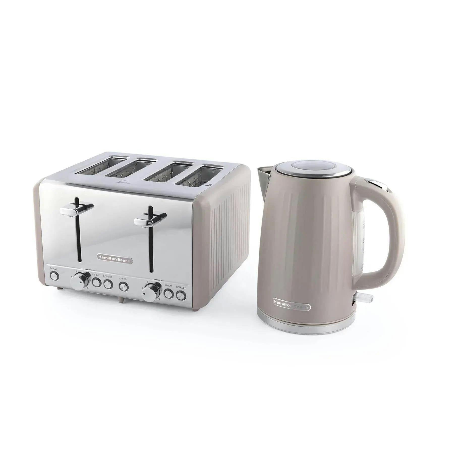 Hamilton Beach Unisex Beige Harmony Kettle & Toaster Set - Cappuccino In - Image 2